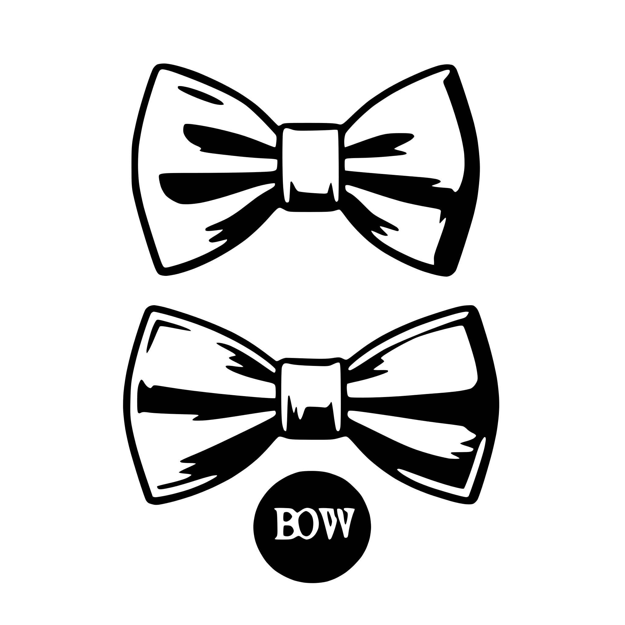 AI-generated SVG of a bow tie