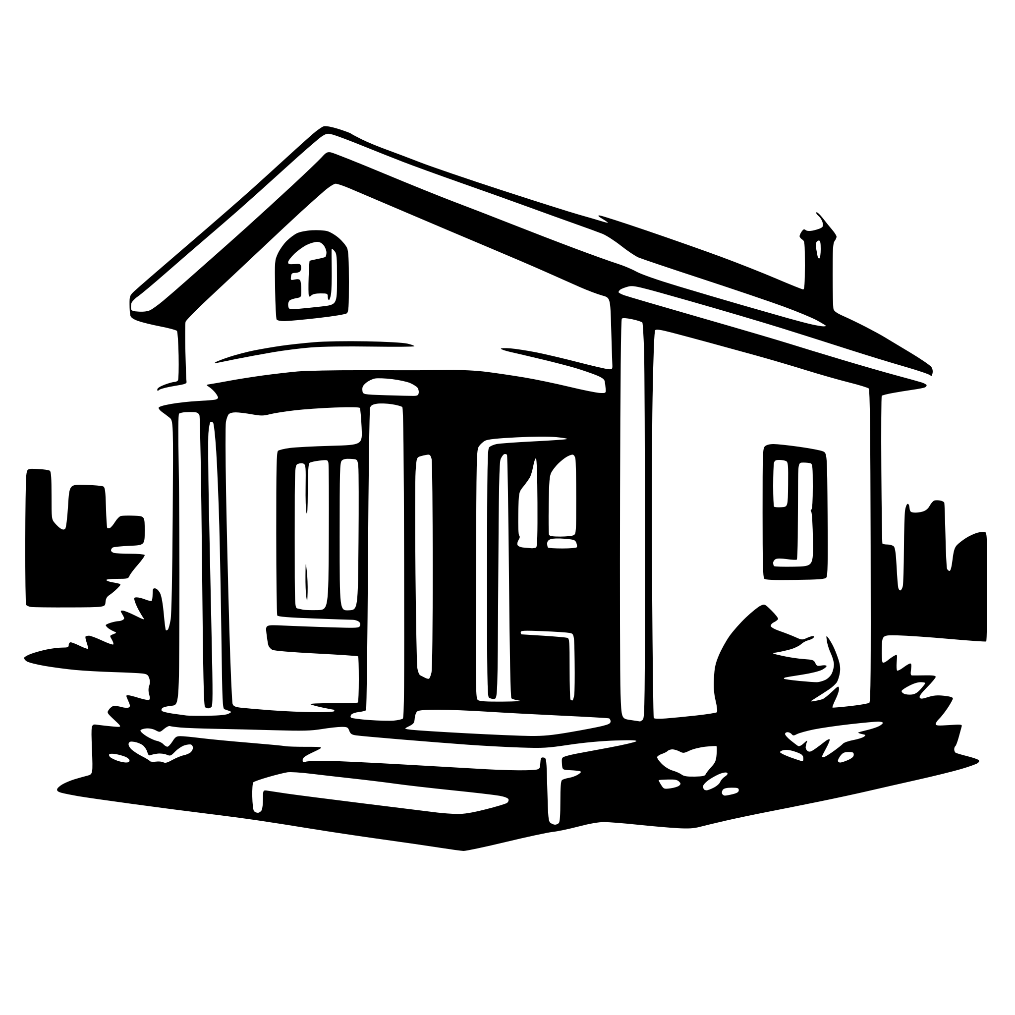 AI-generated SVG of 'small building'