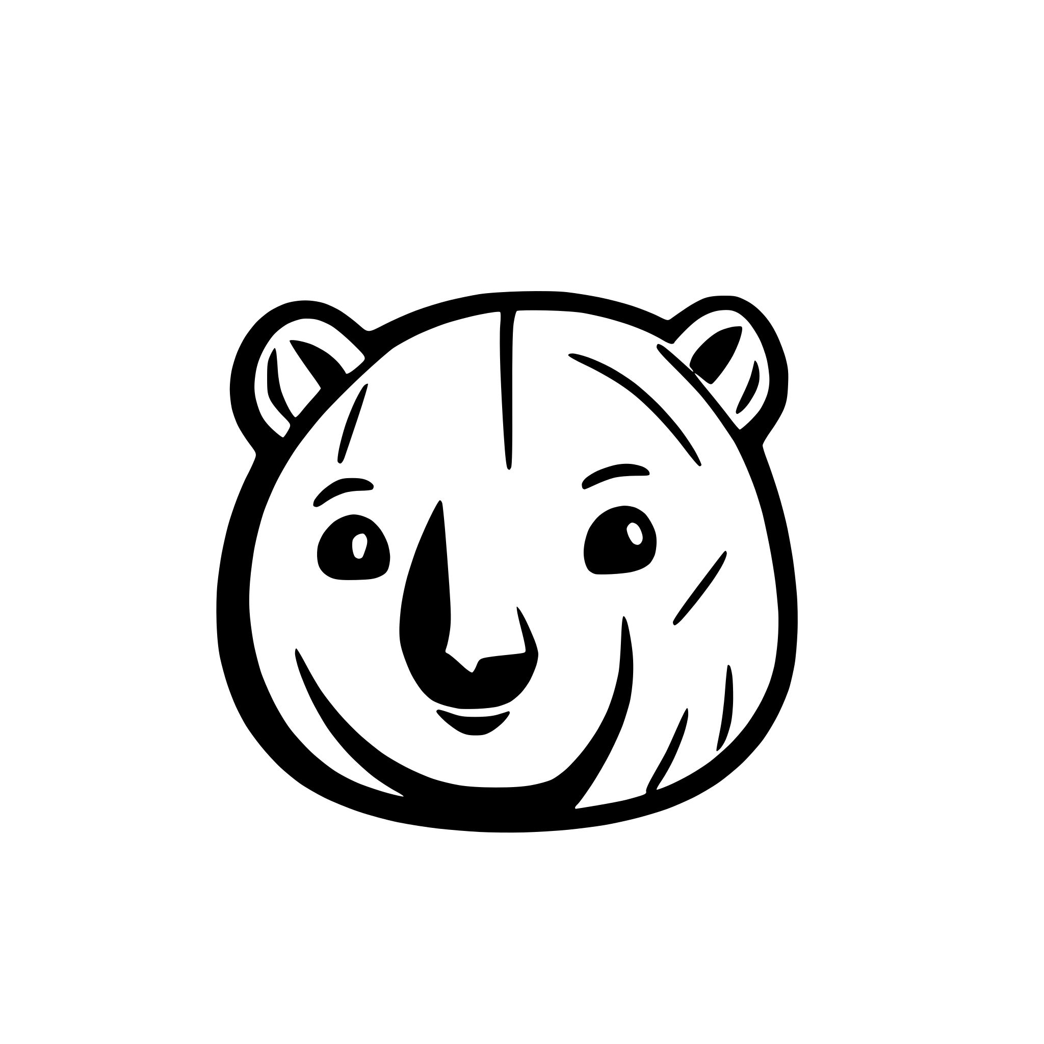 AI-generated SVG of 'wombat face'