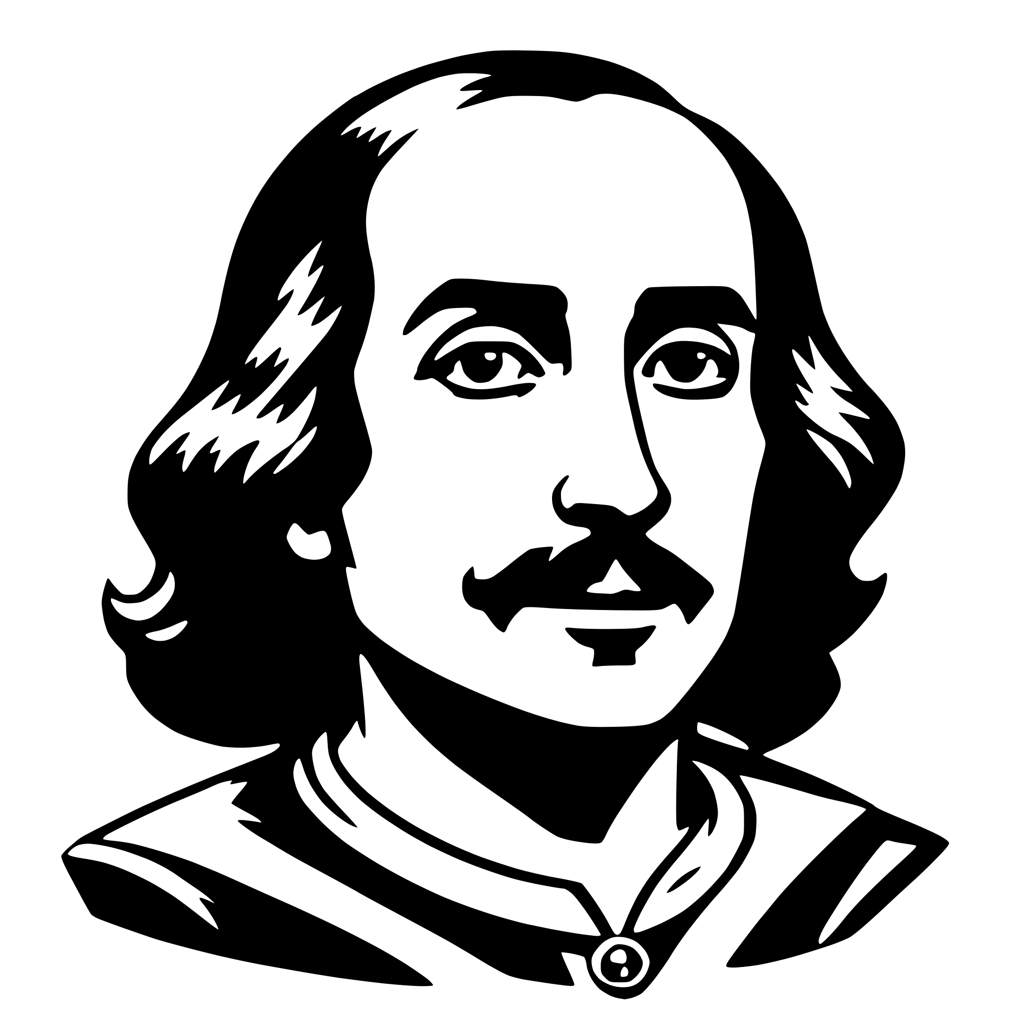 AI-generated SVG of 'william shakespeare'