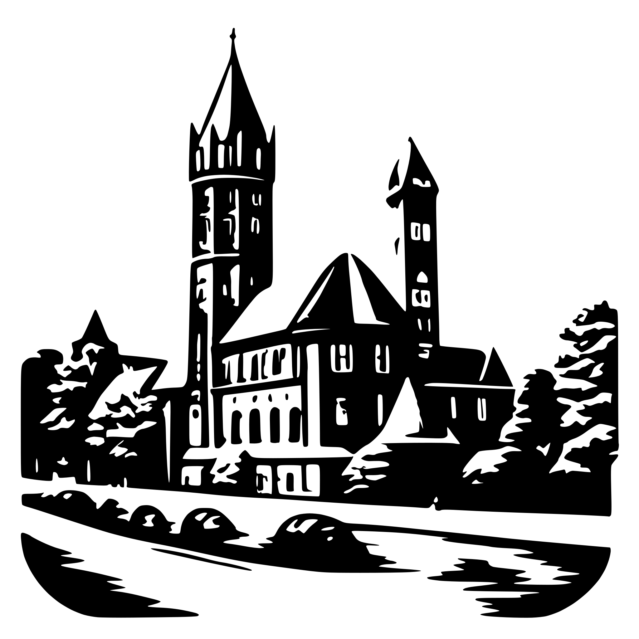 AI-generated SVG of a bremen, roland