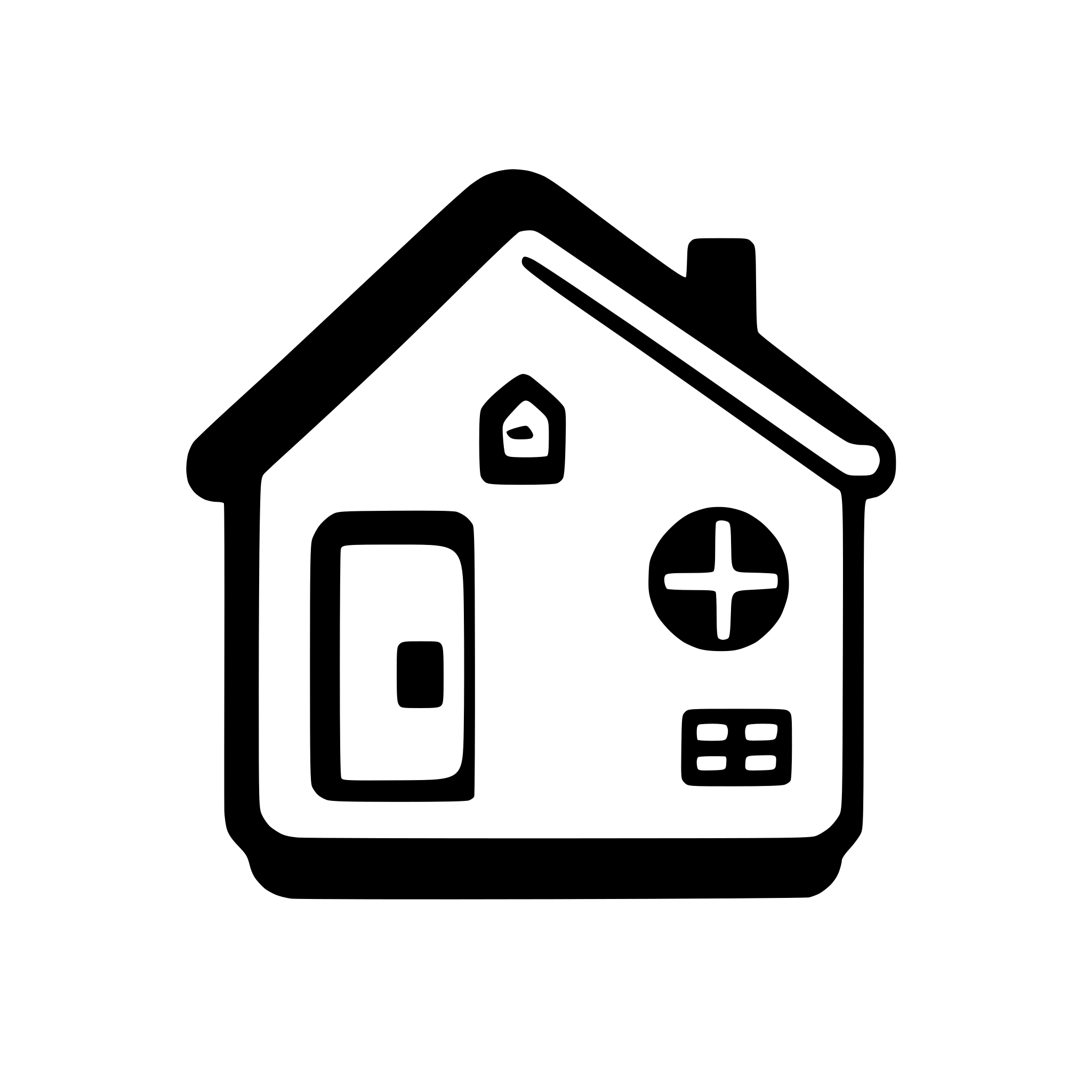 AI-generated SVG of a house