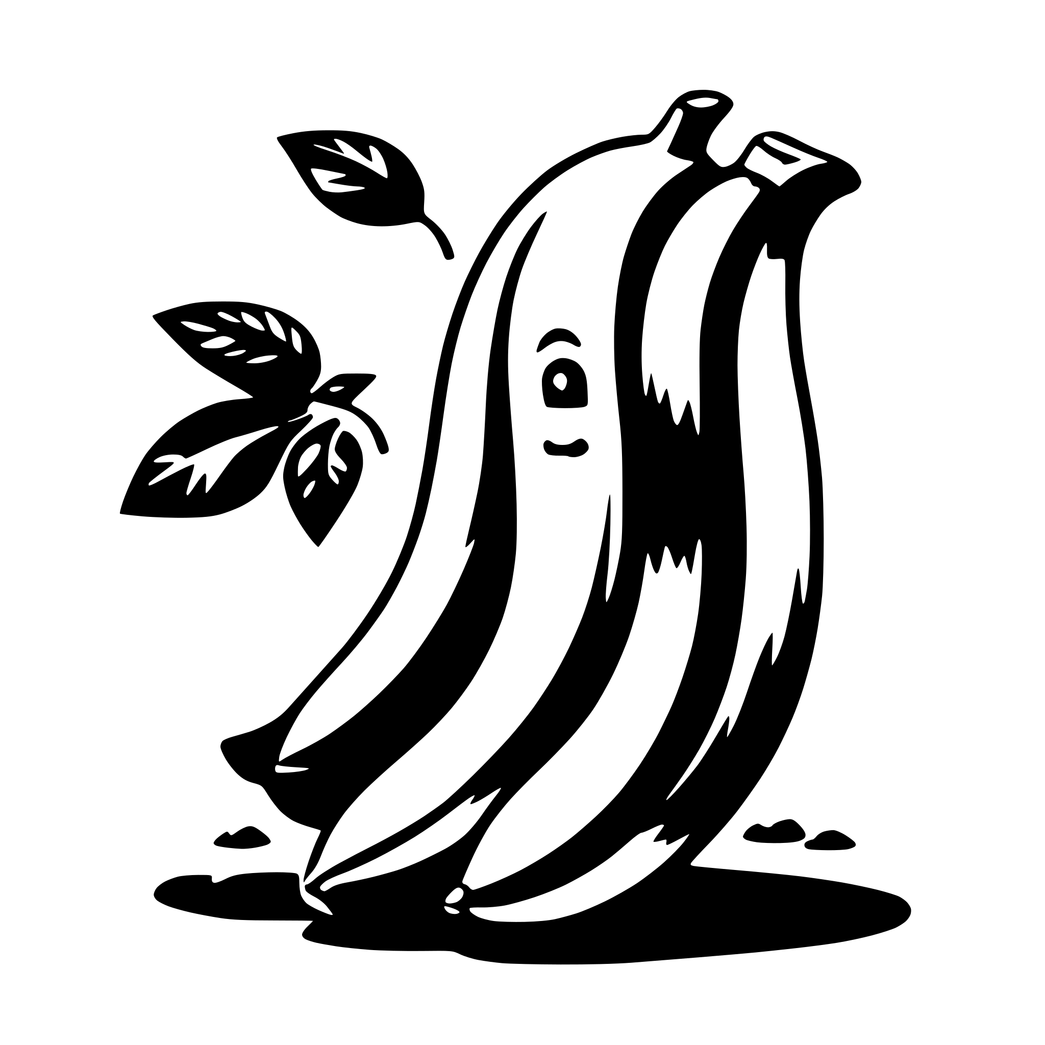 AI-generated SVG of 'sad banana'