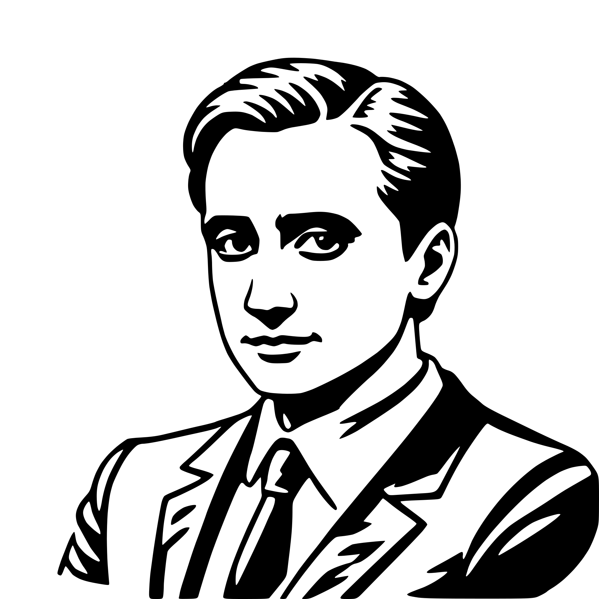AI-generated SVG of a scott fitzgerald