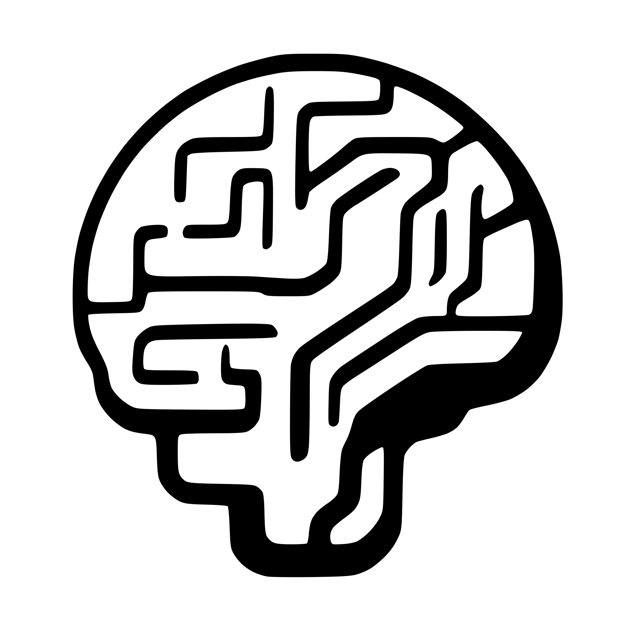 AI-generated SVG of 'An electronic brain'