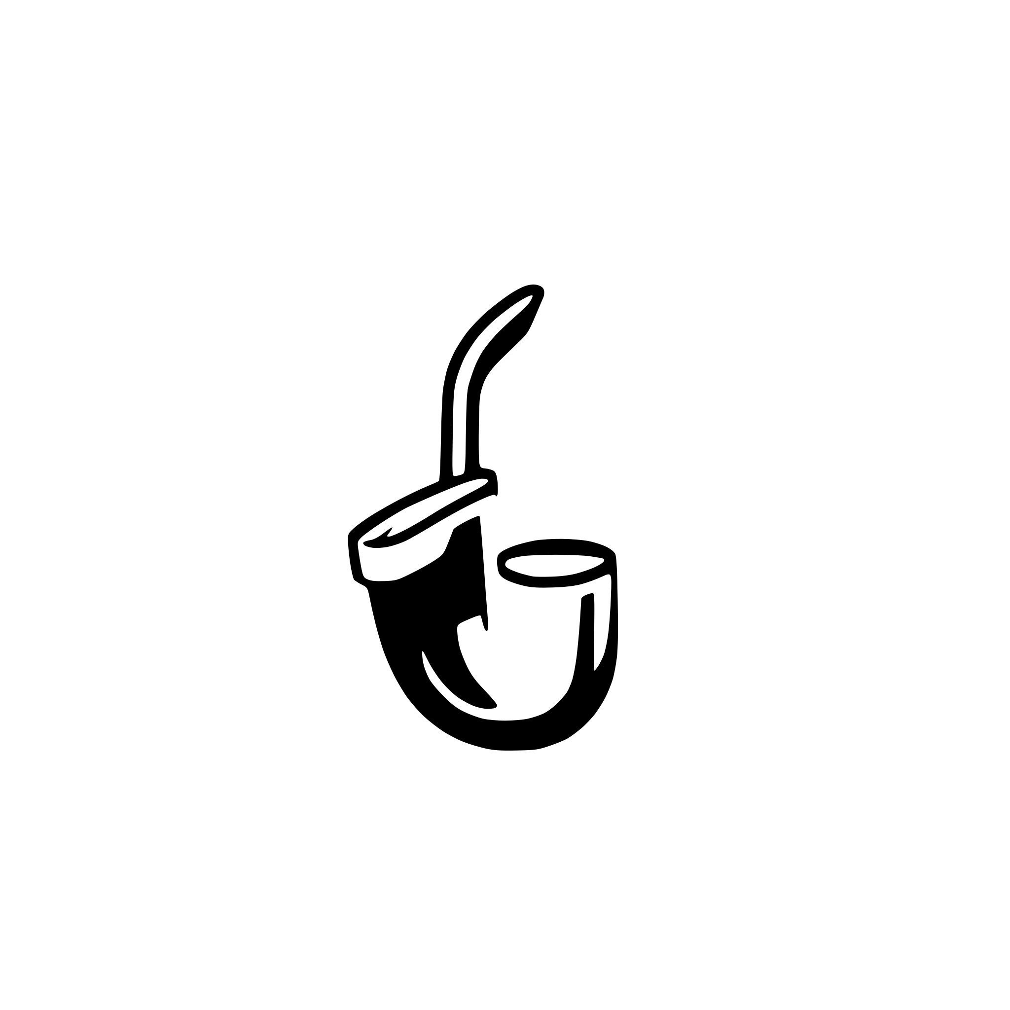 AI-generated SVG of 'tobacco pipe icon'