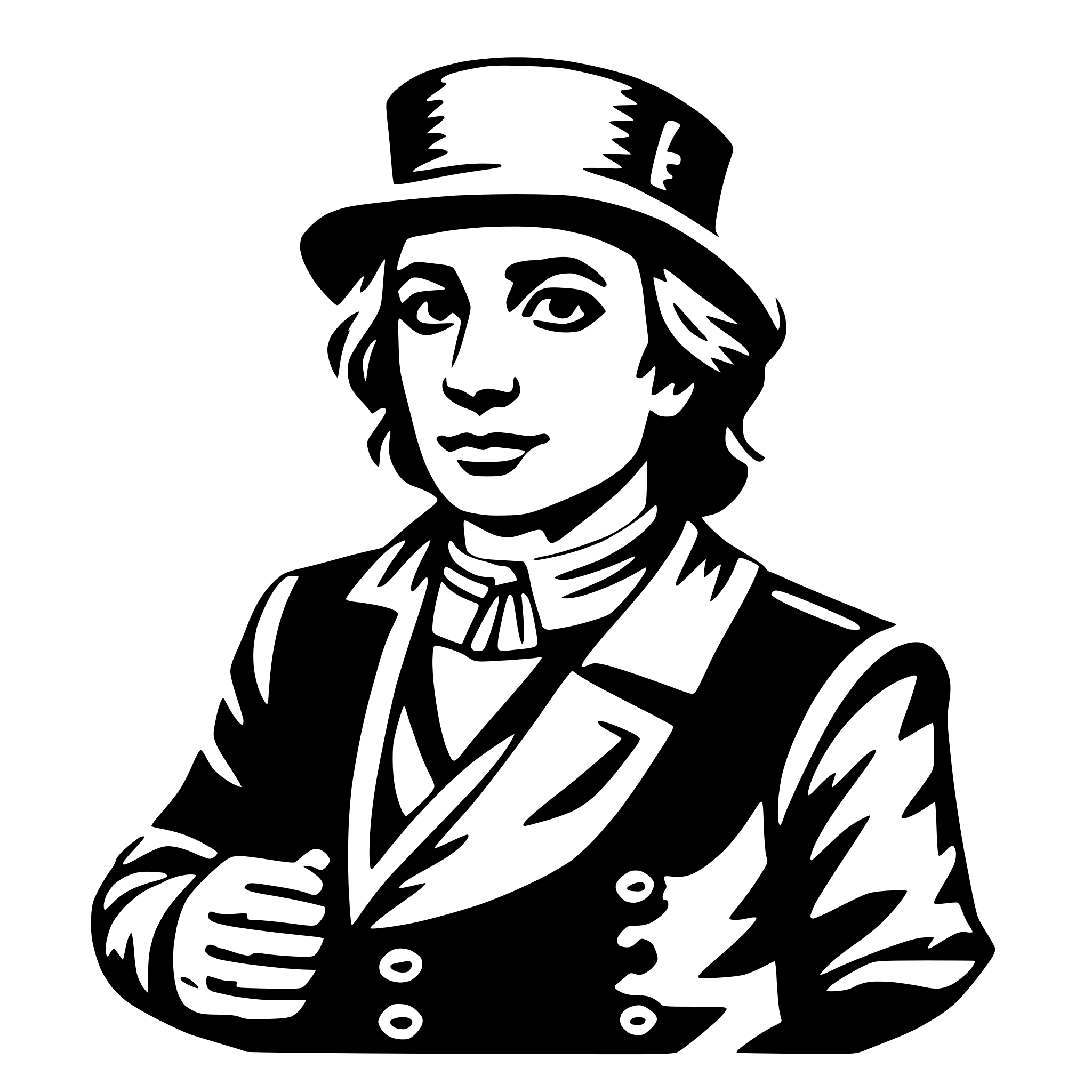 AI-generated SVG of 'historian'