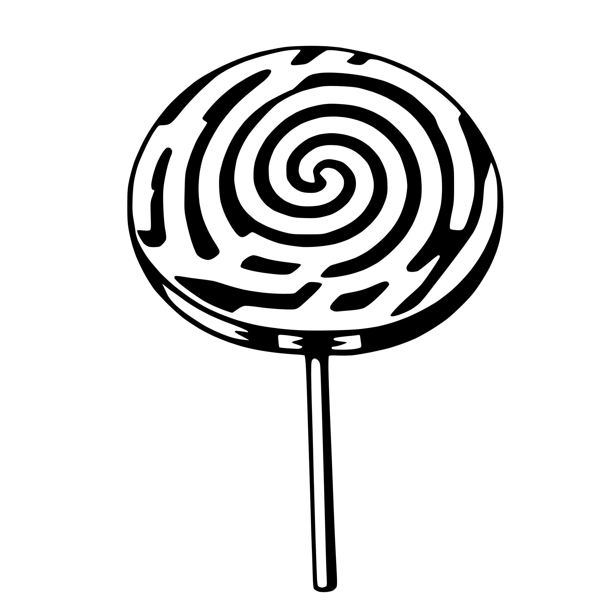 AI-generated SVG of a lollipop