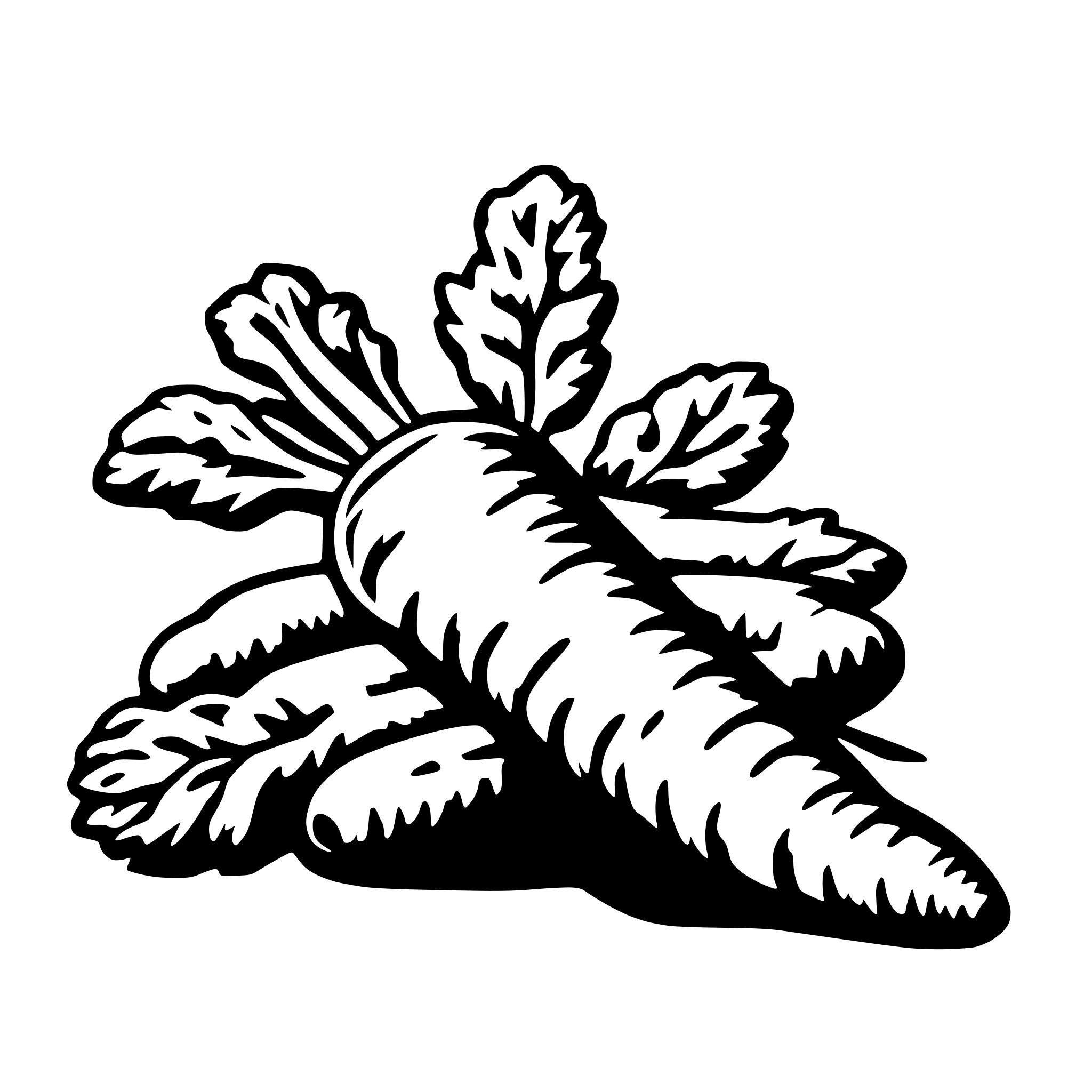 AI-generated SVG of a carrot