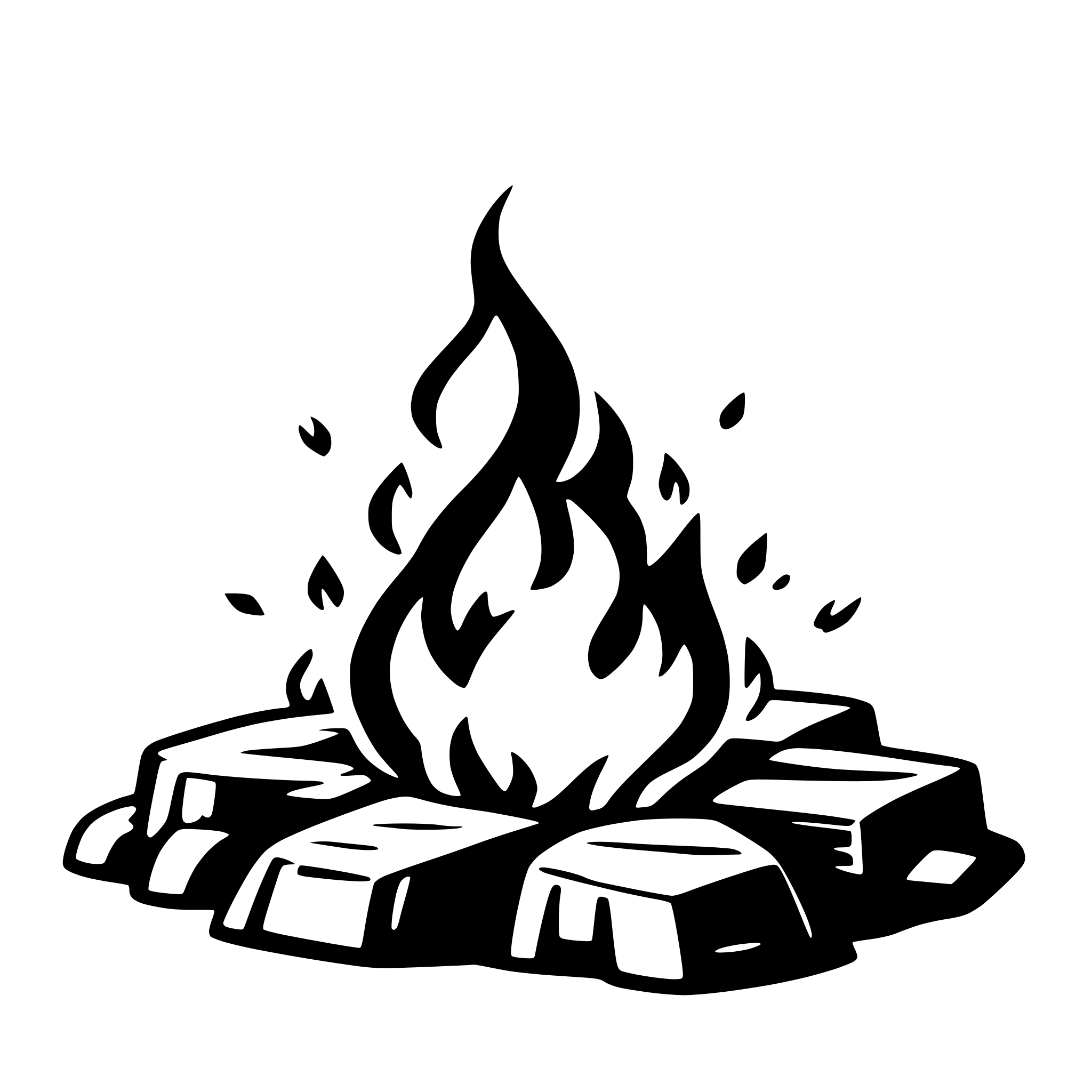 AI-generated SVG of 'same but less fire'