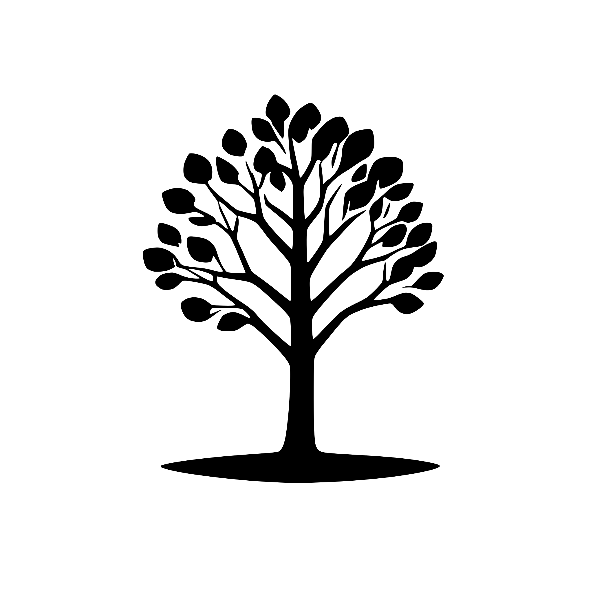 AI-generated SVG of a 4 silhouette of a winter tree. 4 Jahreszeiten AI-generated SVG of a 4 silhouette of a winter tree. 4 Jahreszeiten