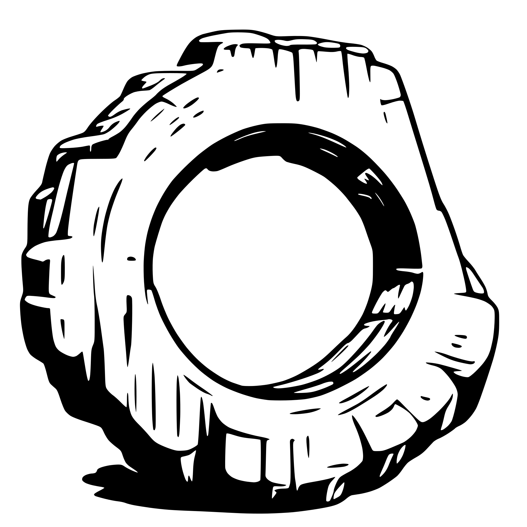 AI-generated SVG of 'treestump ring pattern'