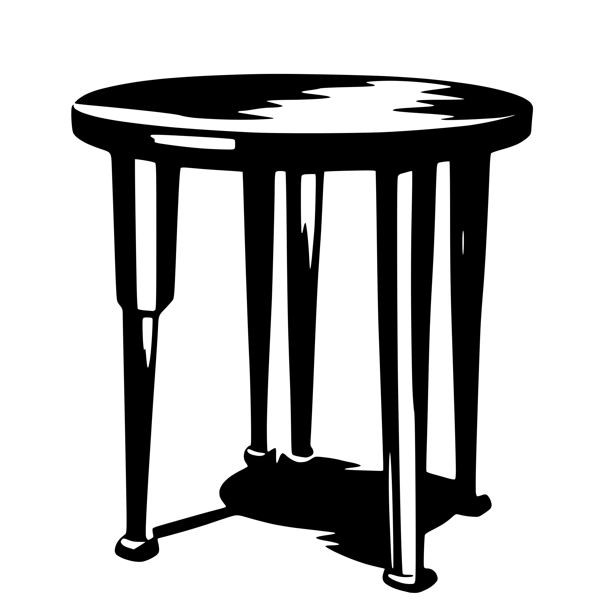 AI-generated SVG of 'table with legs'