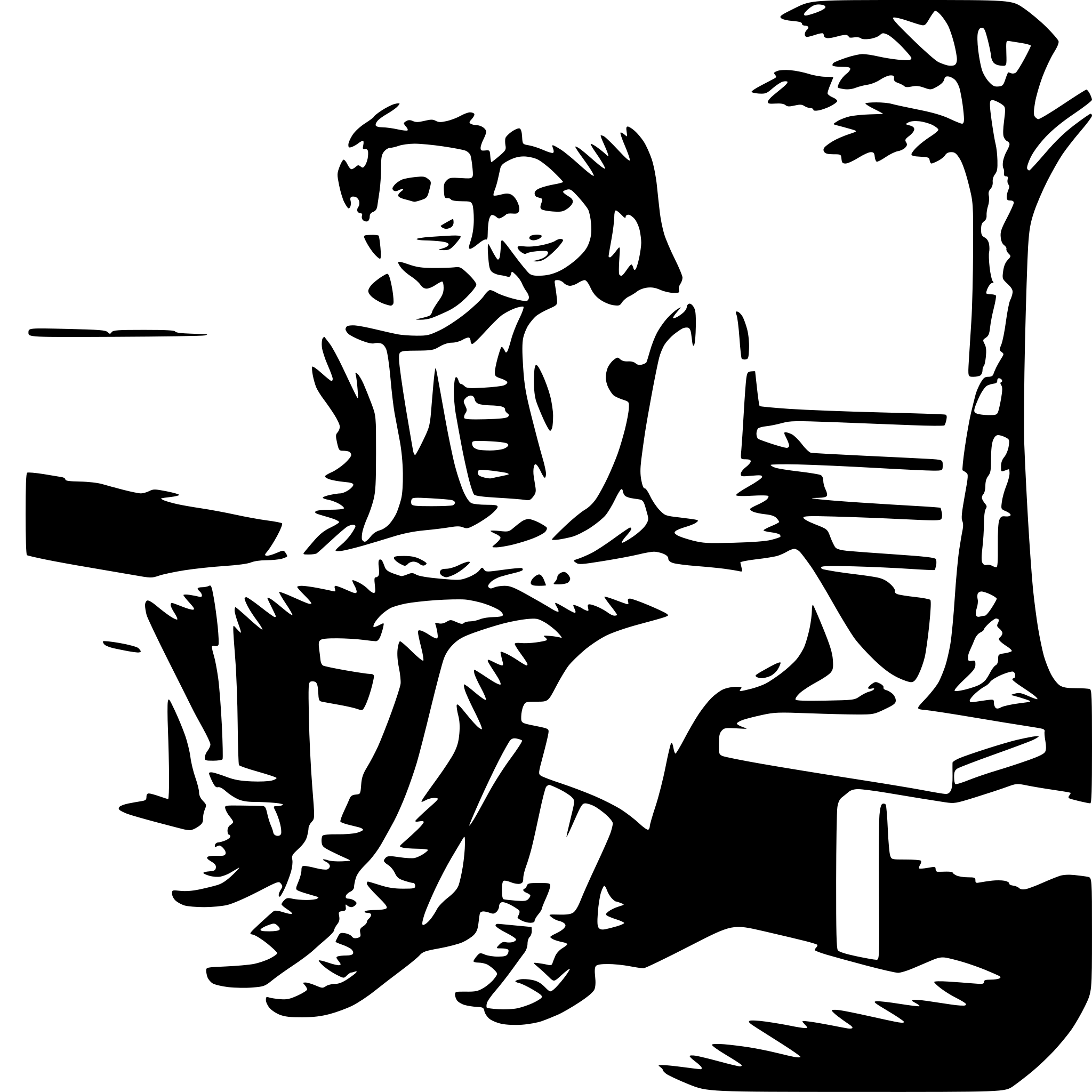 AI-generated SVG of 'love couple on a banech'
