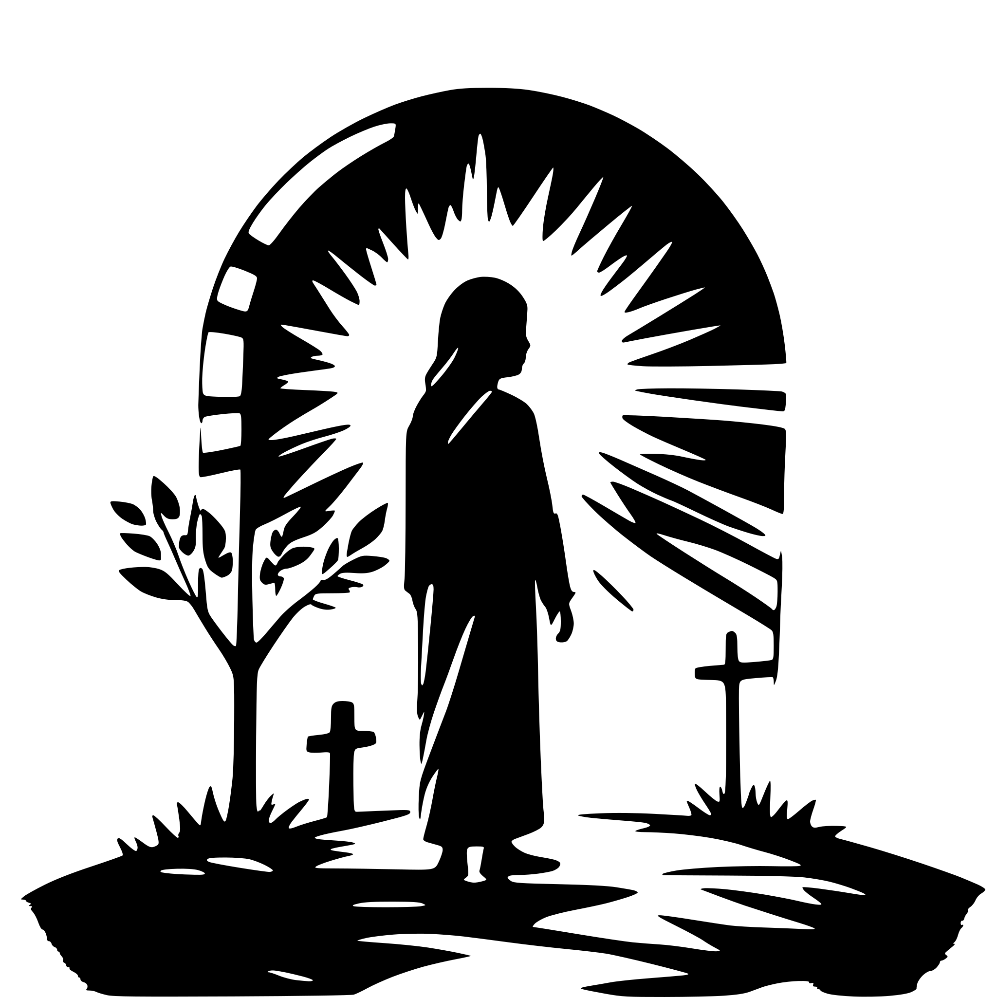 AI-generated SVG of 'He is risen; empty tomb, Christian, jesus'