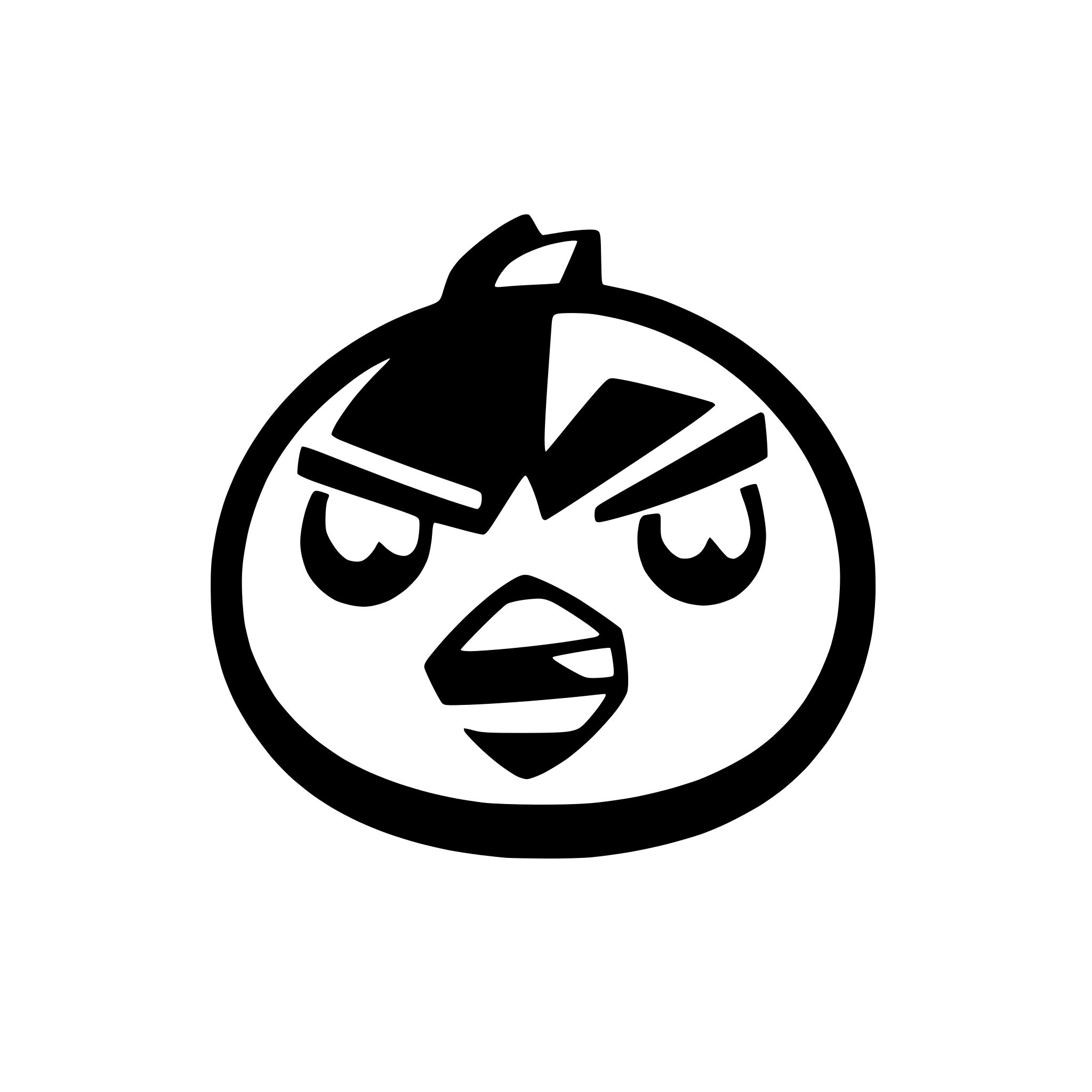 AI-generated SVG of 'icon angry birds'