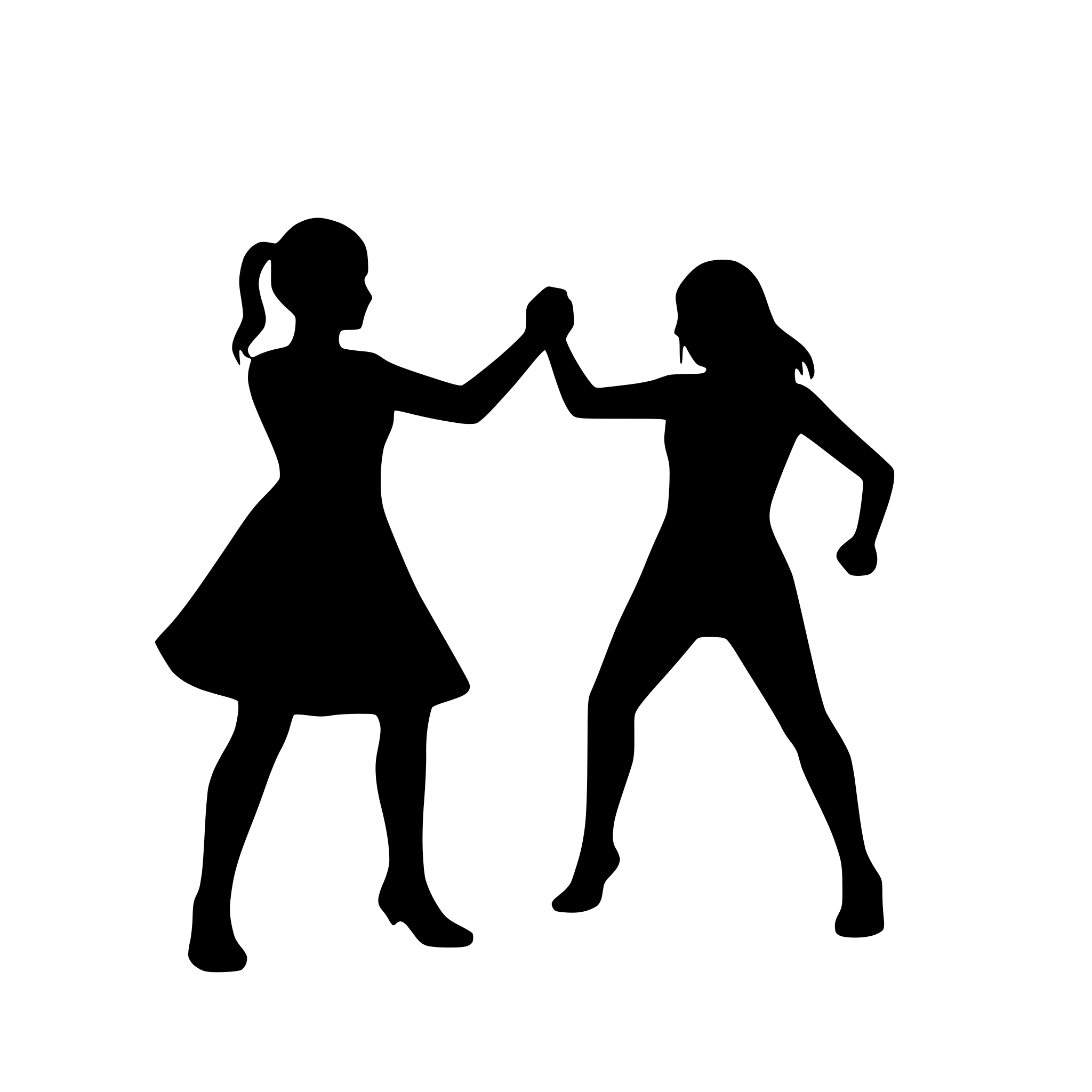 AI-generated SVG of a husband and wife fighting