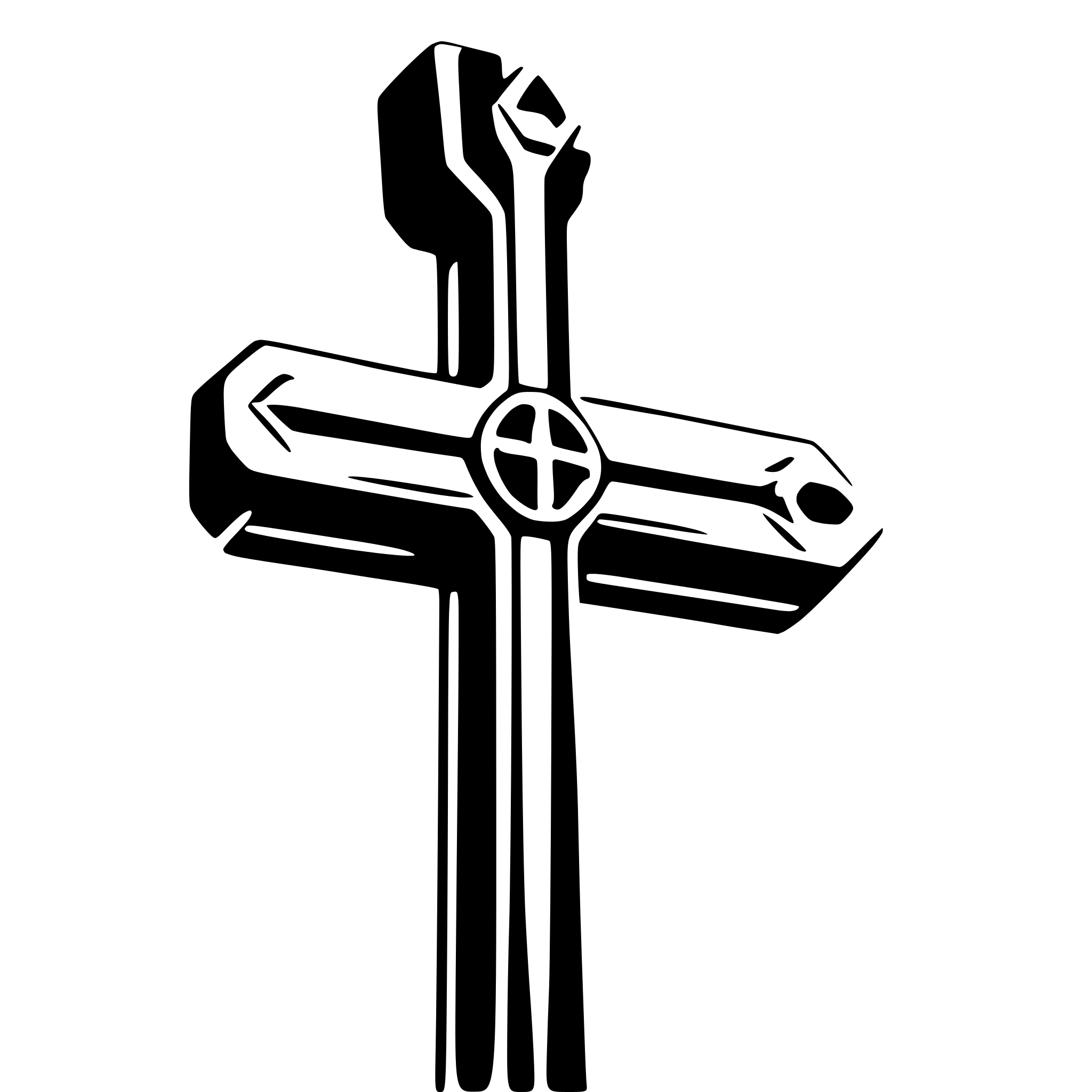 AI-generated SVG of 'zip tie repair cross'