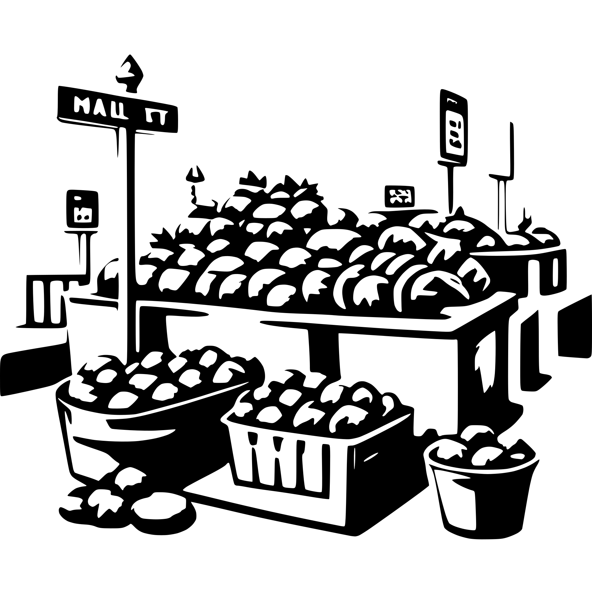 AI-generated SVG of 'market'