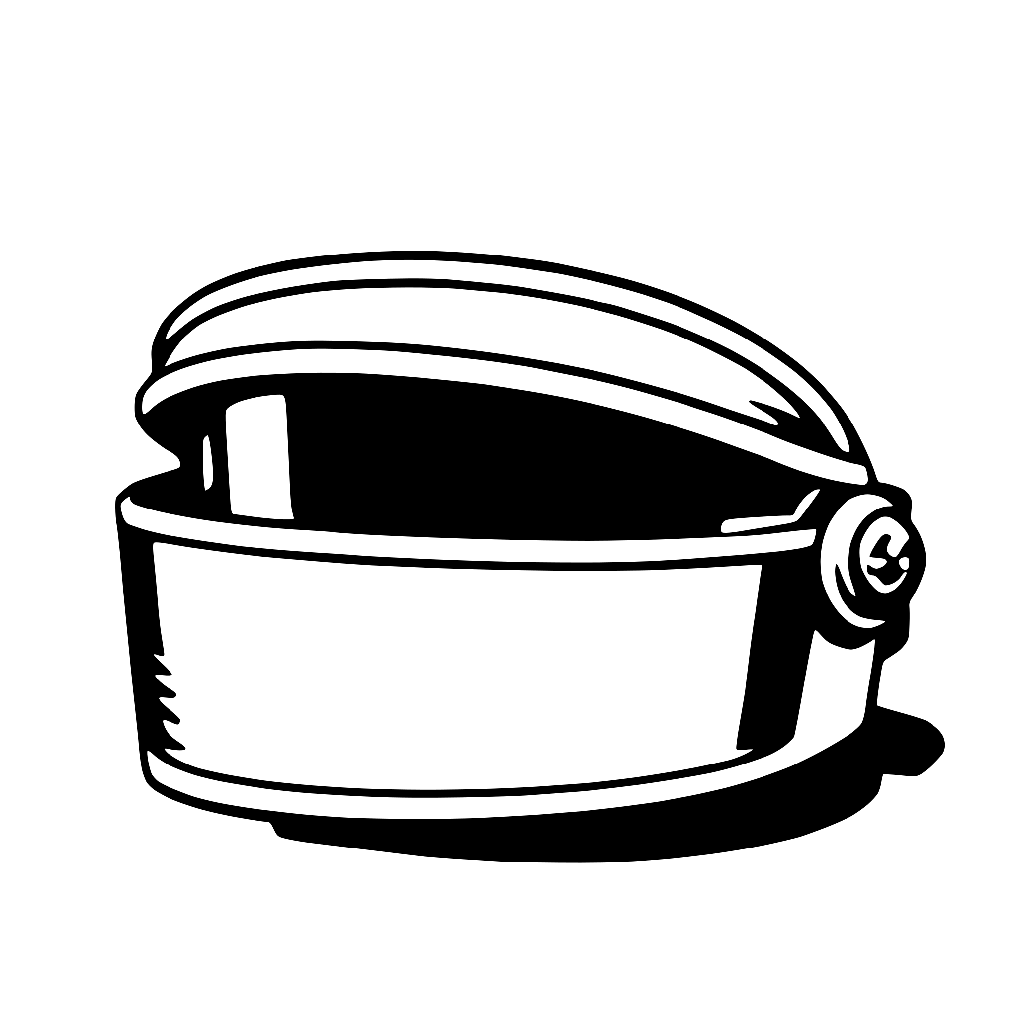 AI-generated SVG of a visor