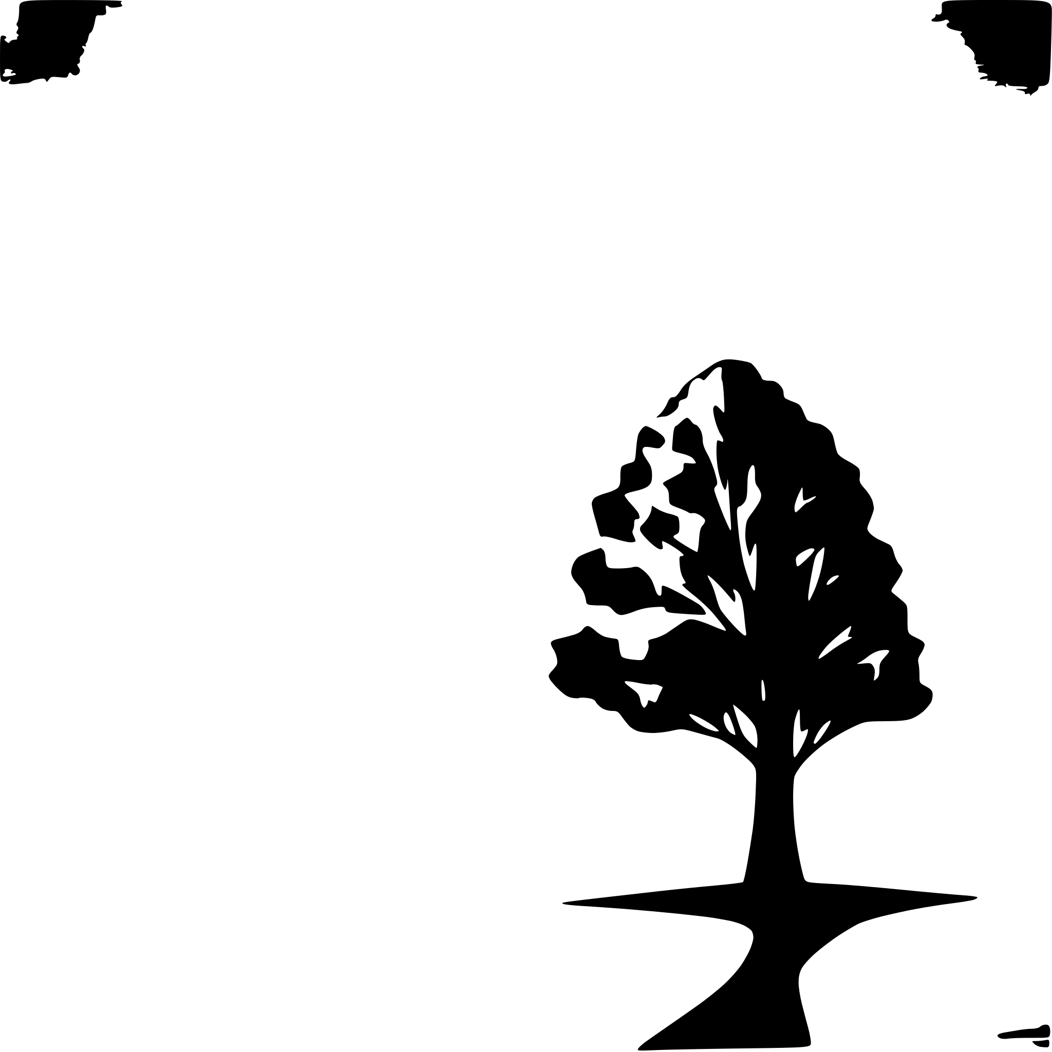 AI-generated SVG of a starry night with trees