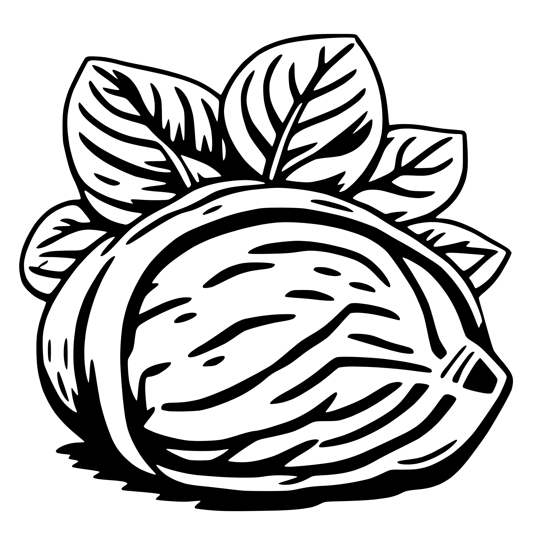 AI-generated SVG of a red cabbage