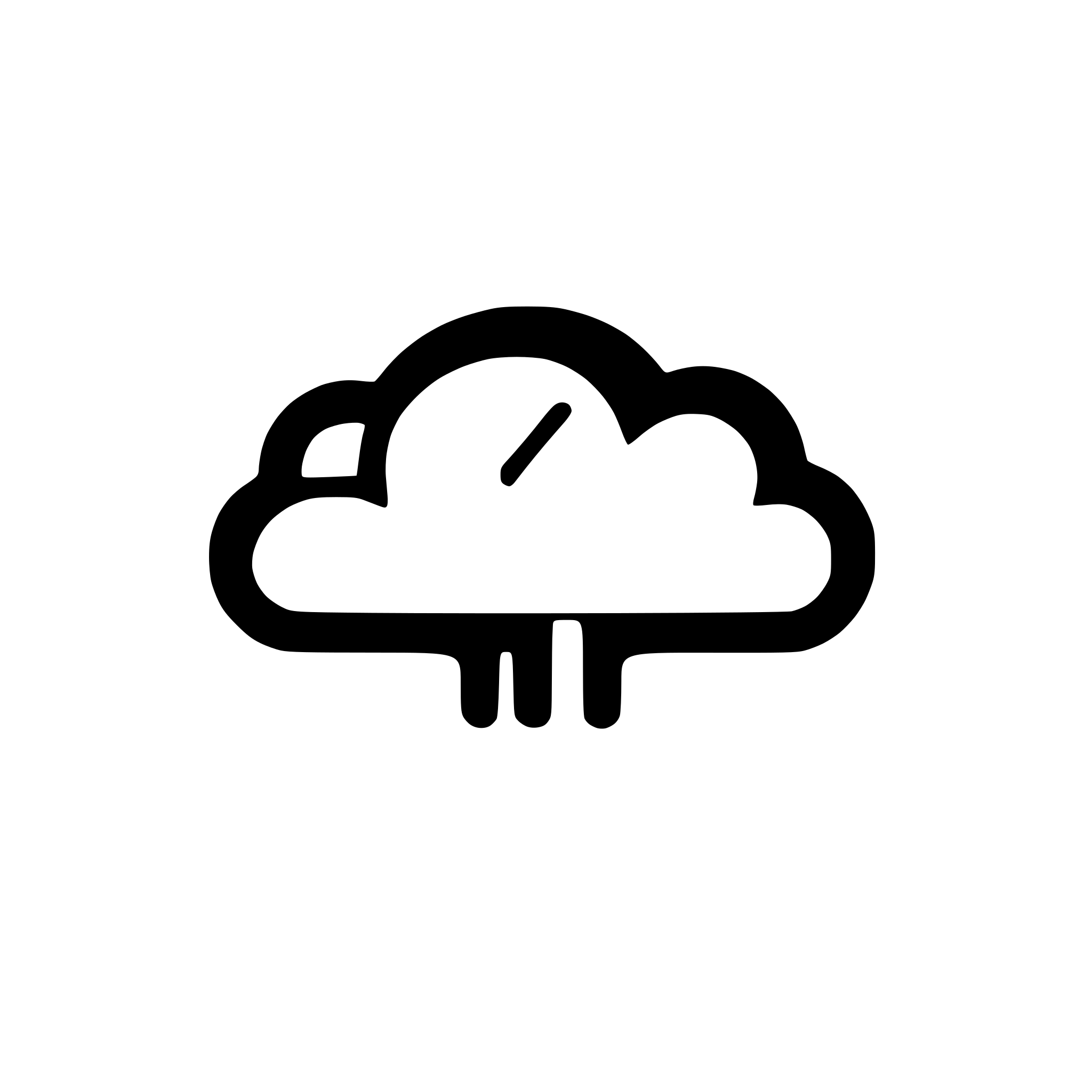 AI-generated SVG of a generate a svg graphic represents a cloud and it look like a icon
