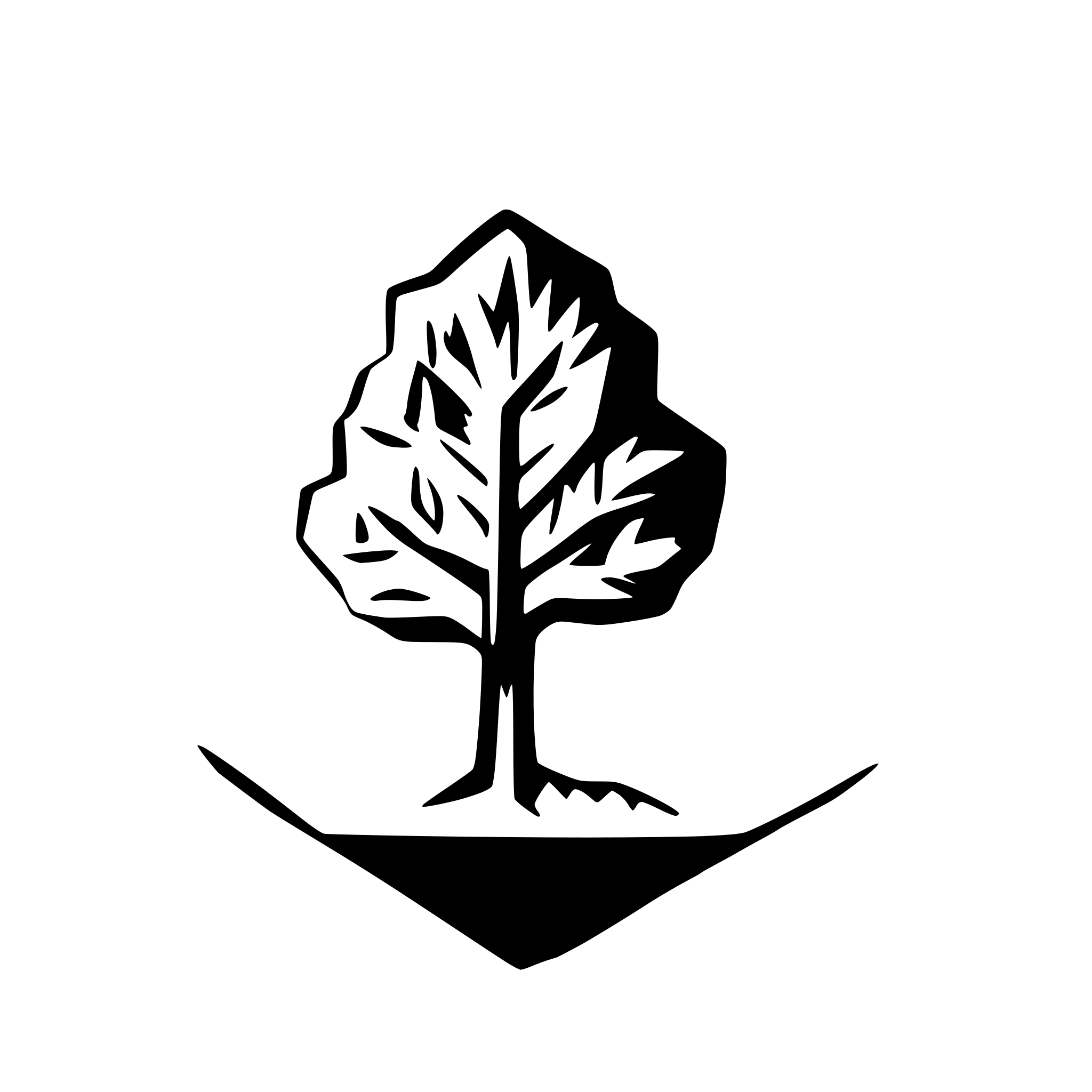 AI-generated SVG of a tree