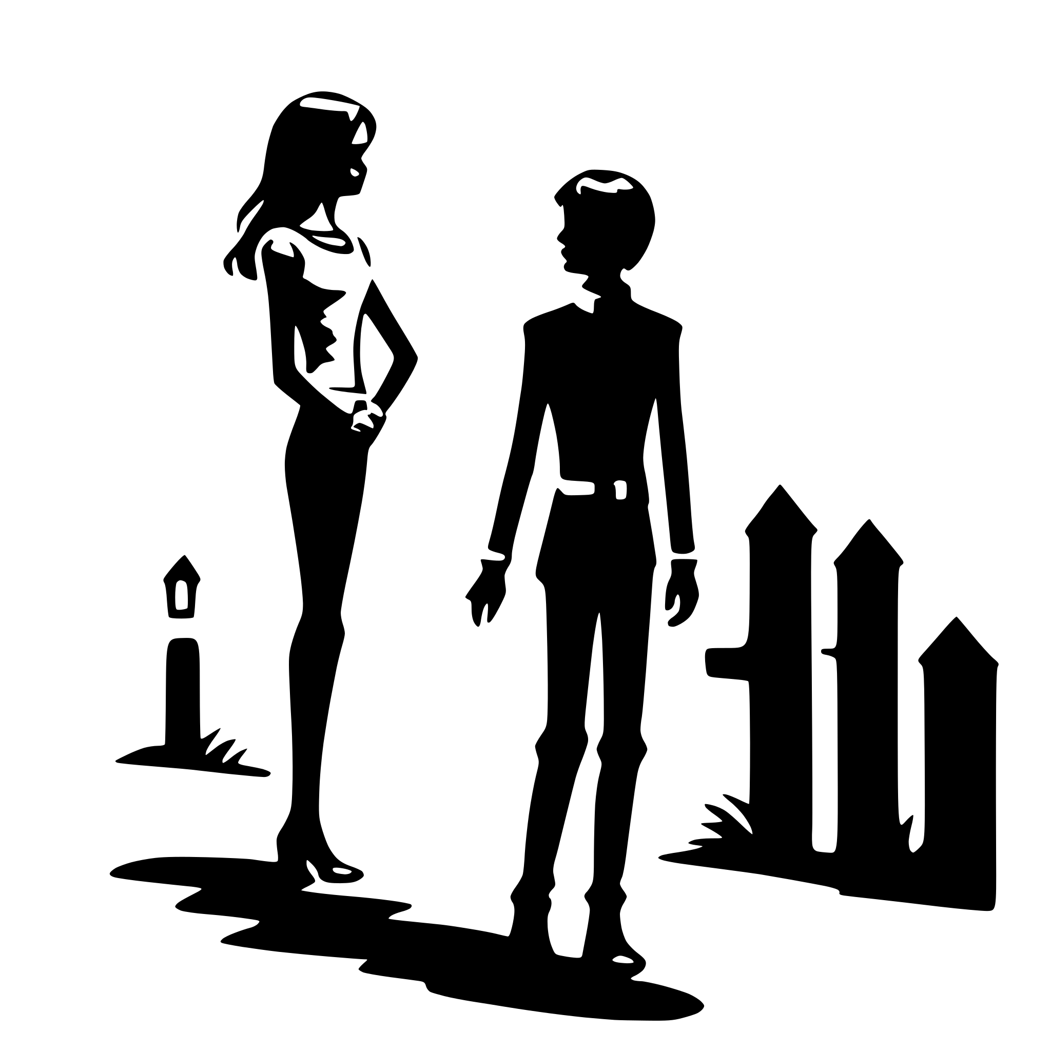 AI-generated SVG of a couple's silhouette