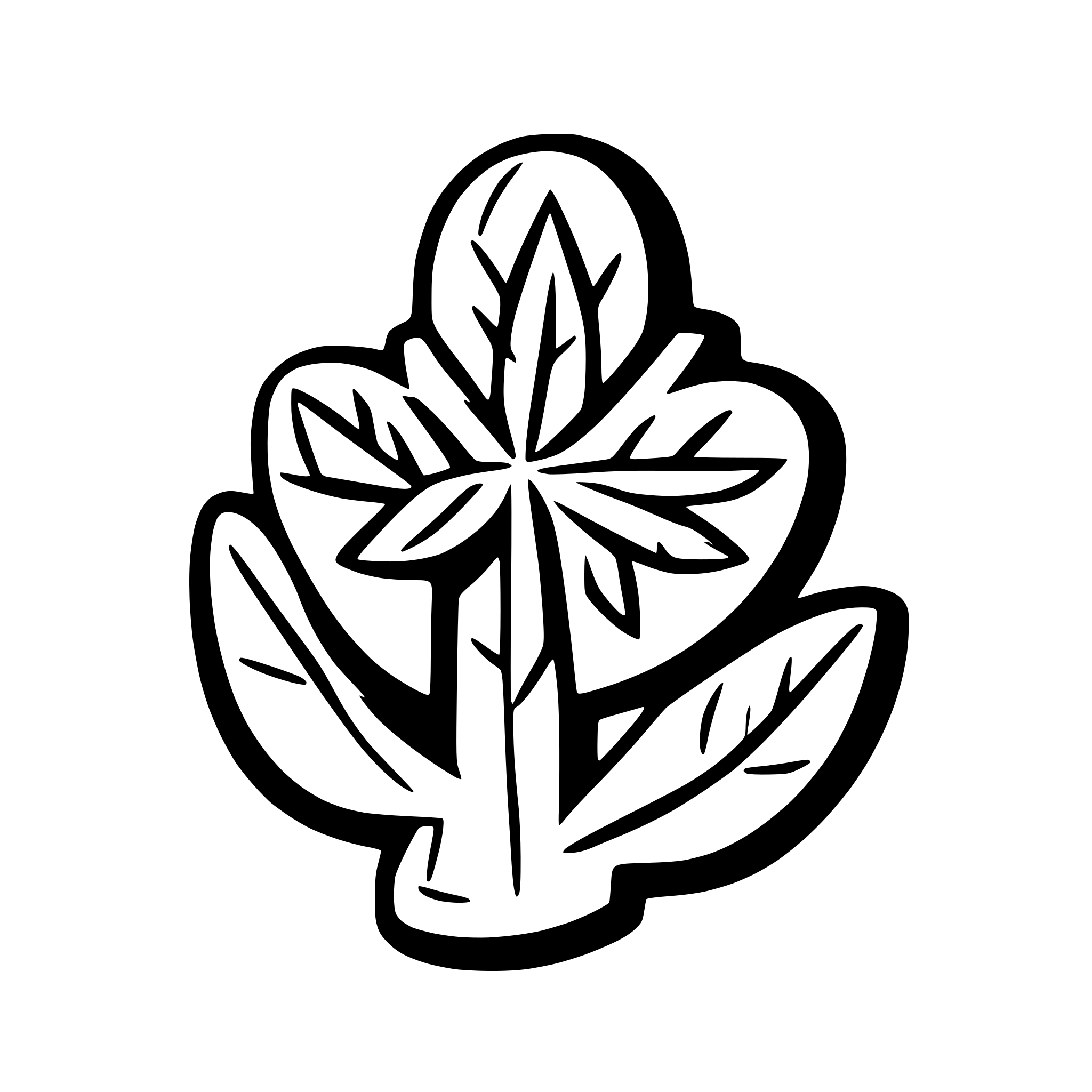 AI-generated SVG of a Cannabis Anchor medical