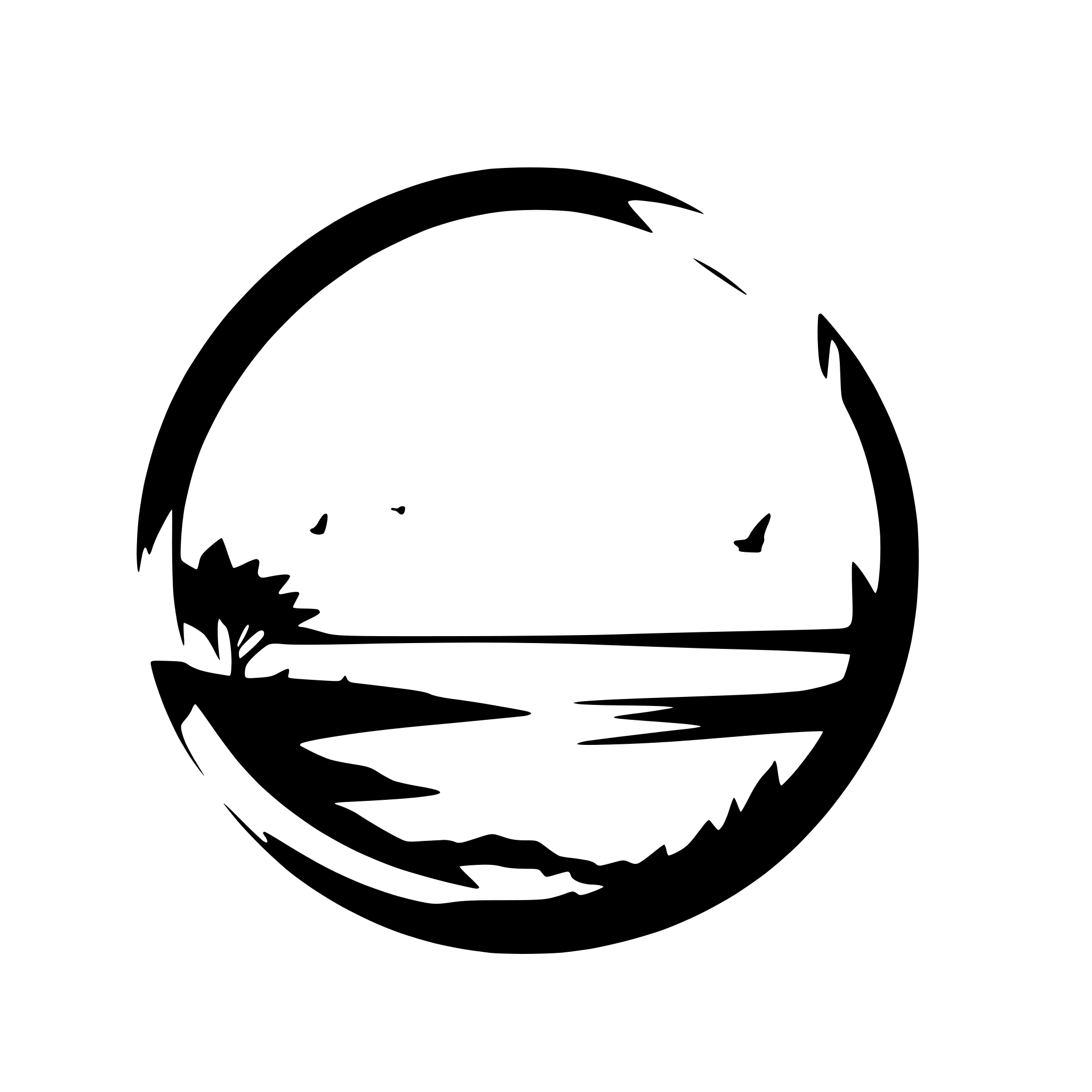 AI-generated SVG of 'sunset over a calm ocean'