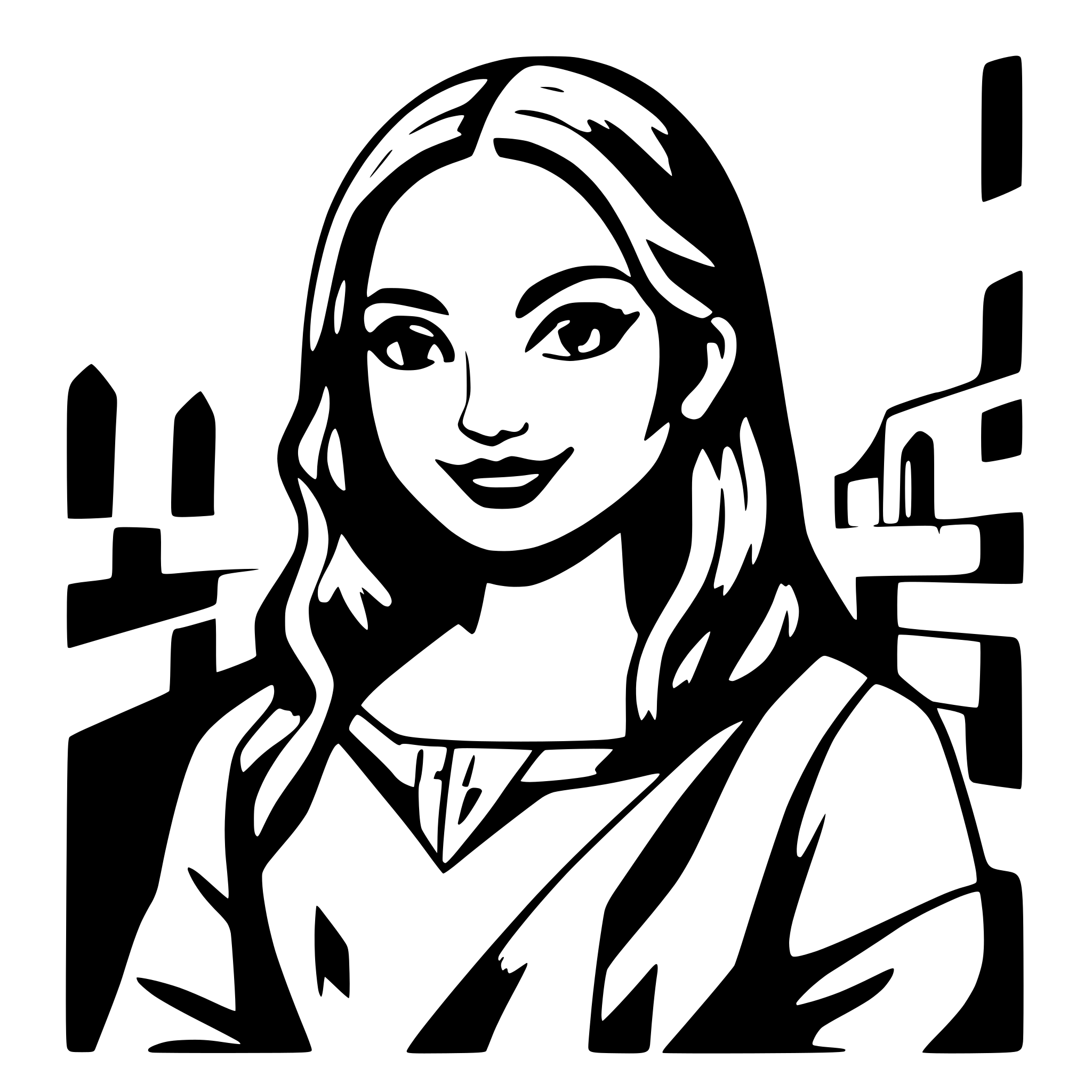 AI-generated SVG of 'Mona Lisa'