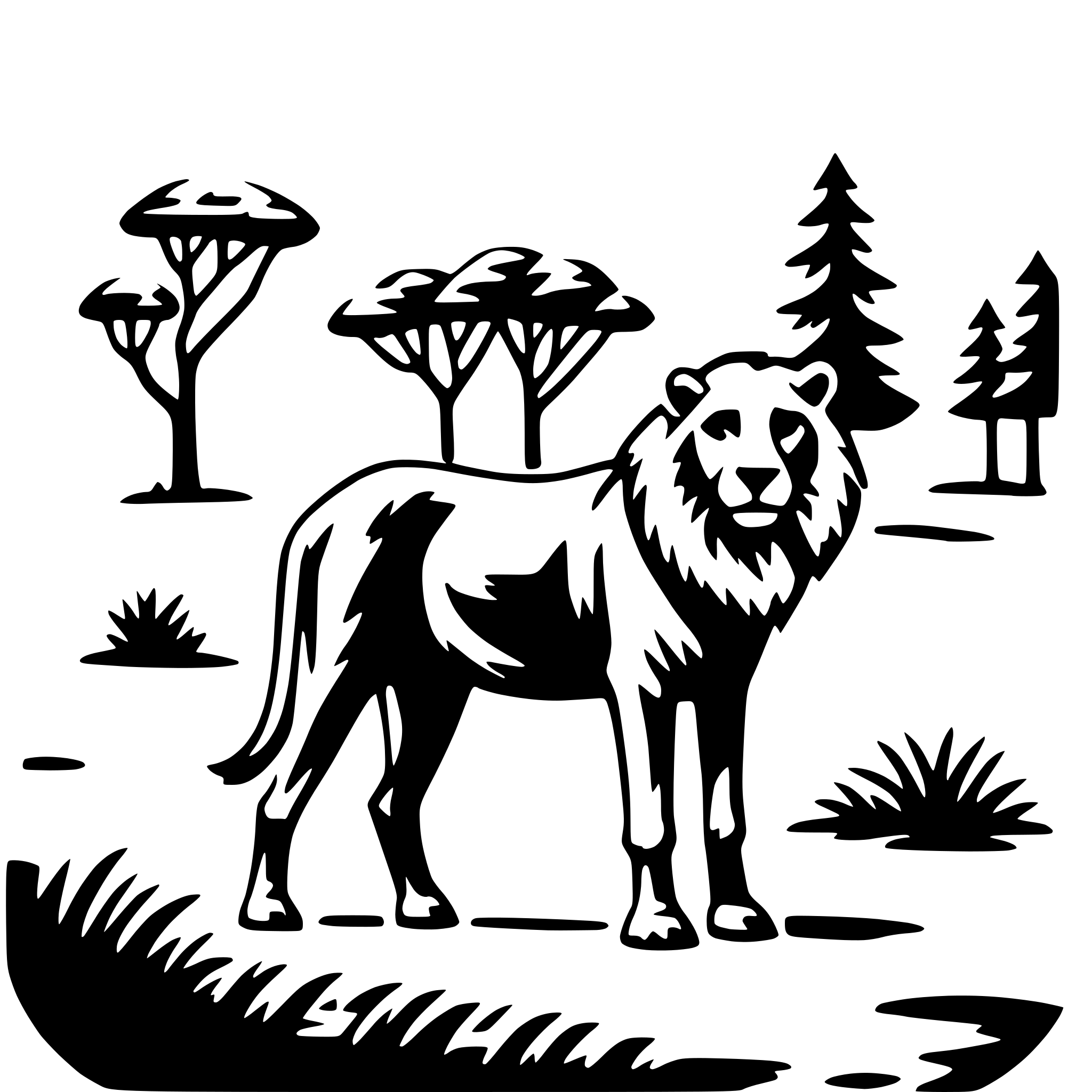AI-generated SVG of 'wildlife safari'