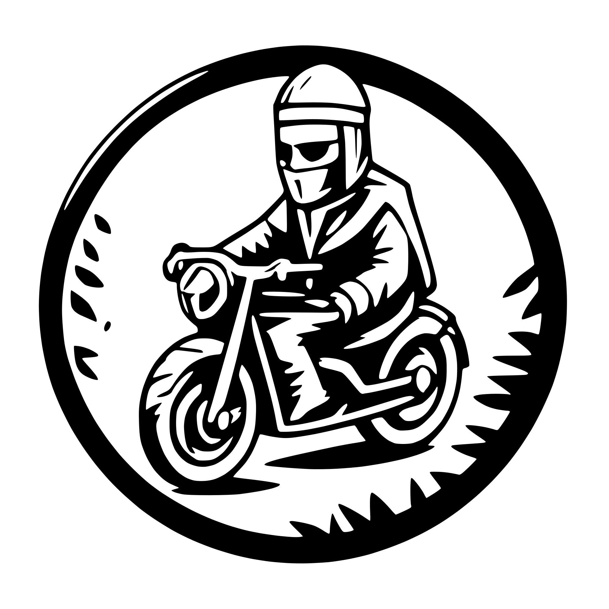 AI-generated SVG of 'Pope riding a motorcycle'
