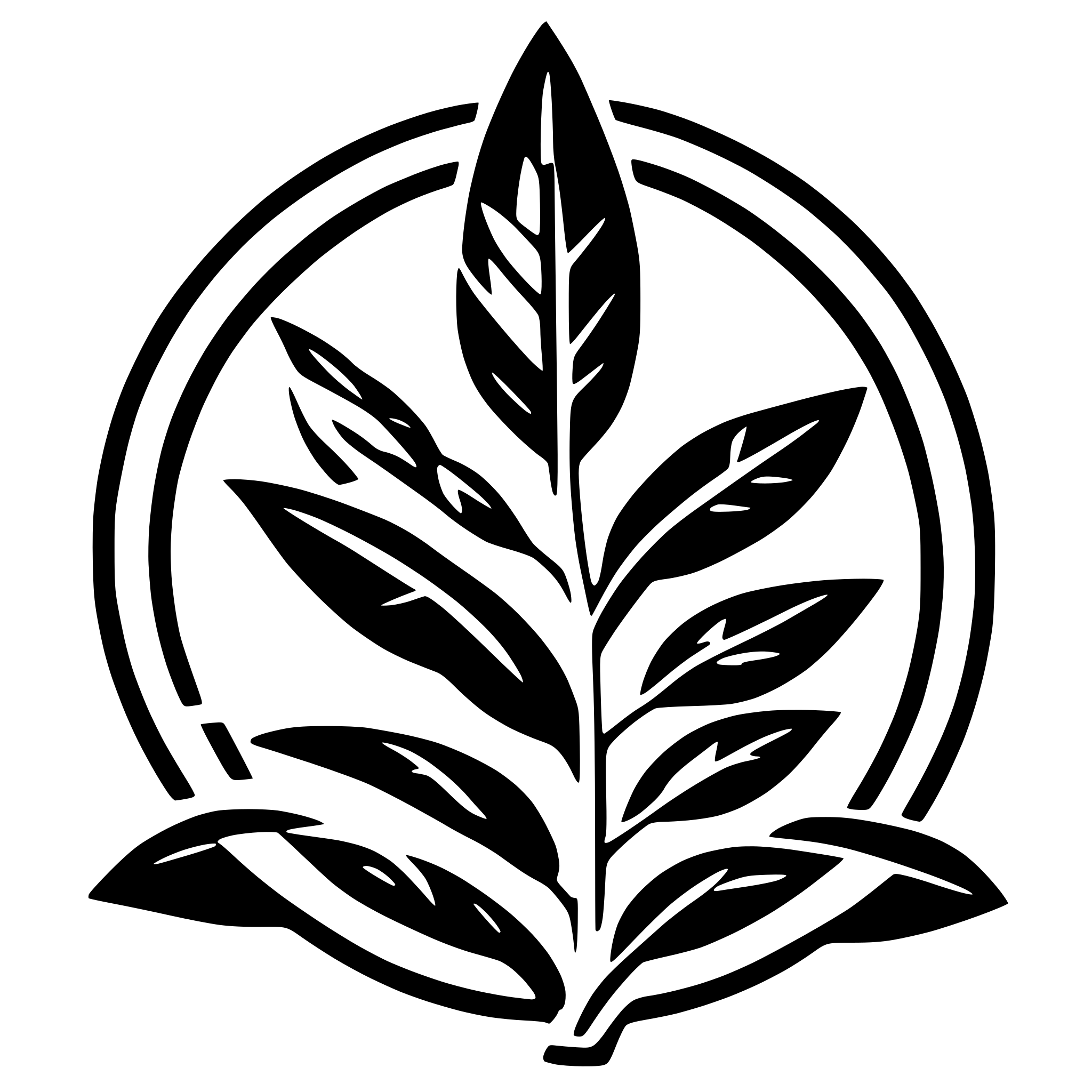 AI-generated SVG of a flat geometric laurel
