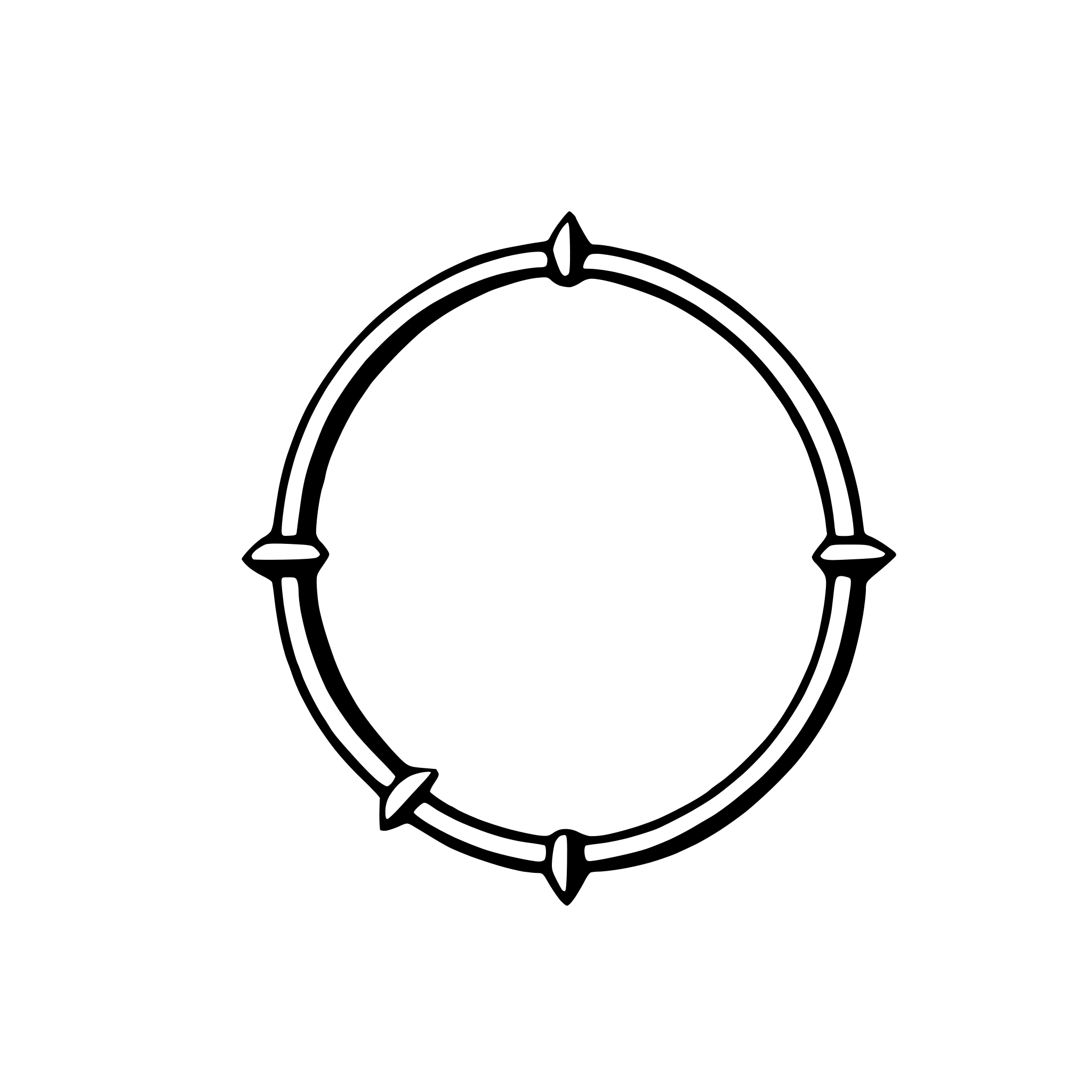 AI-generated SVG of a circlet