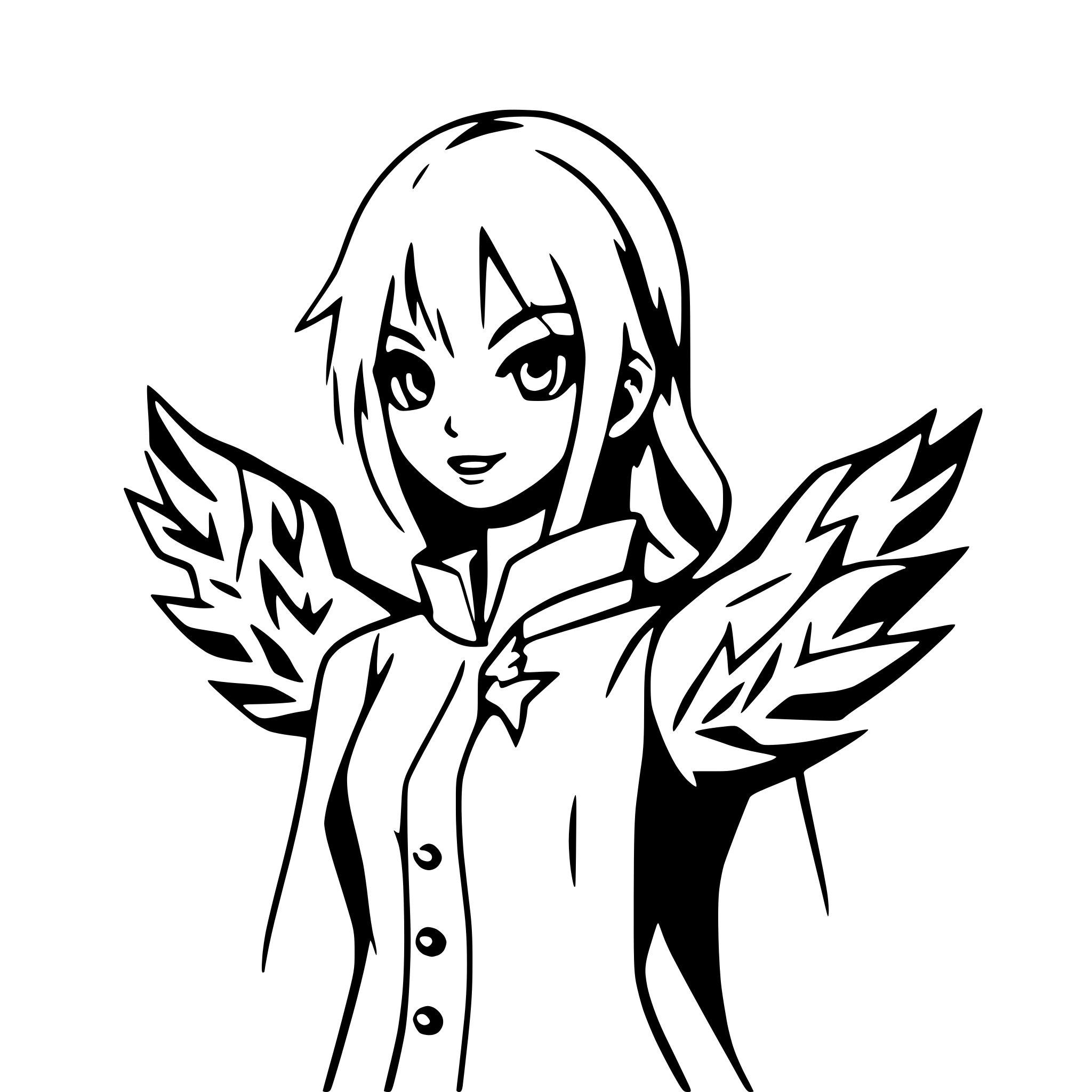 AI-generated SVG of a phoenix rising from ashes