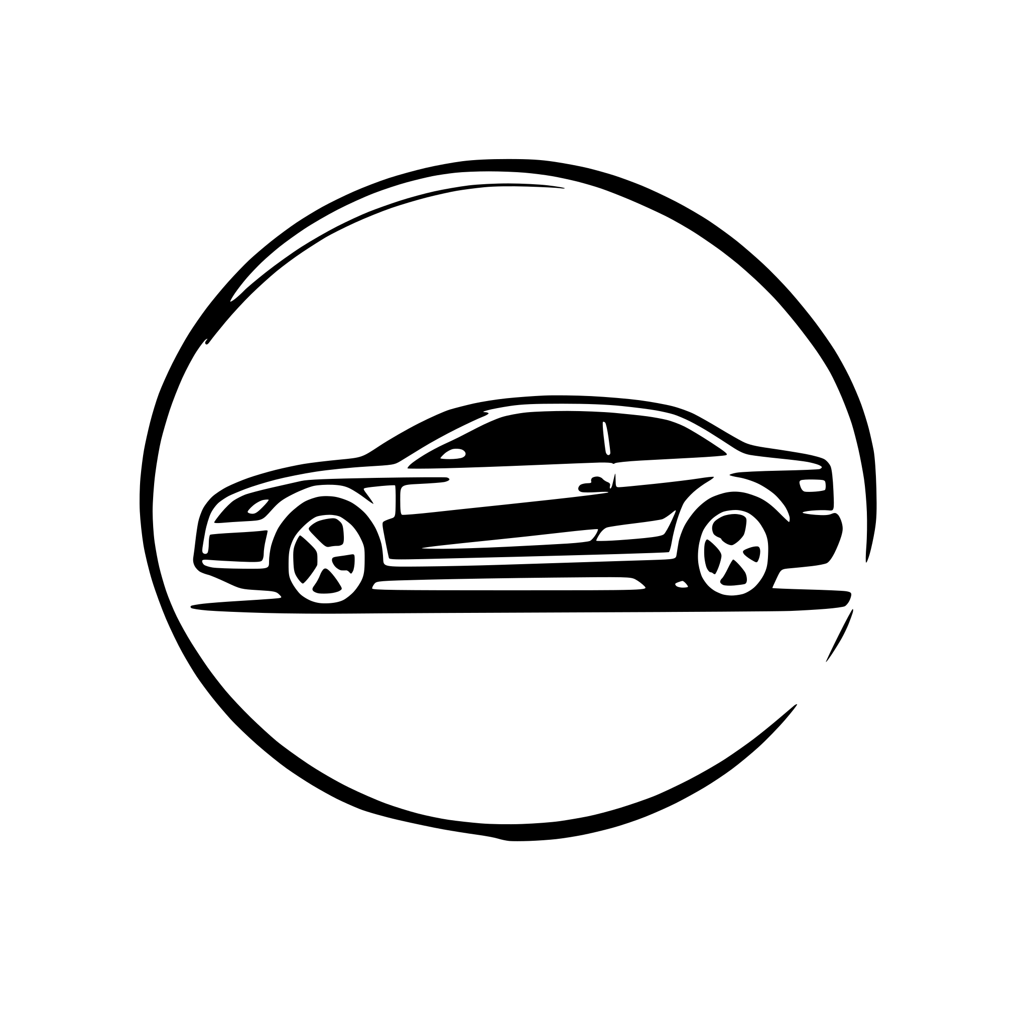 AI-generated SVG of a Design a modern, professional logo for an online car marketplace where users can buy and sell both new and used vehicles. The logo should convey trust, speed, and innovation. Incorporate a sleek car silhouette, abstract motion lines, or a dynamic automotive symbol. Use a bold, clean color palette — such as deep blue, charcoal gray, or metallic silver — that works on both light and dark backgrounds. The design should be clean, minimal, and tech-forward, suitable for a digital platform. Include st