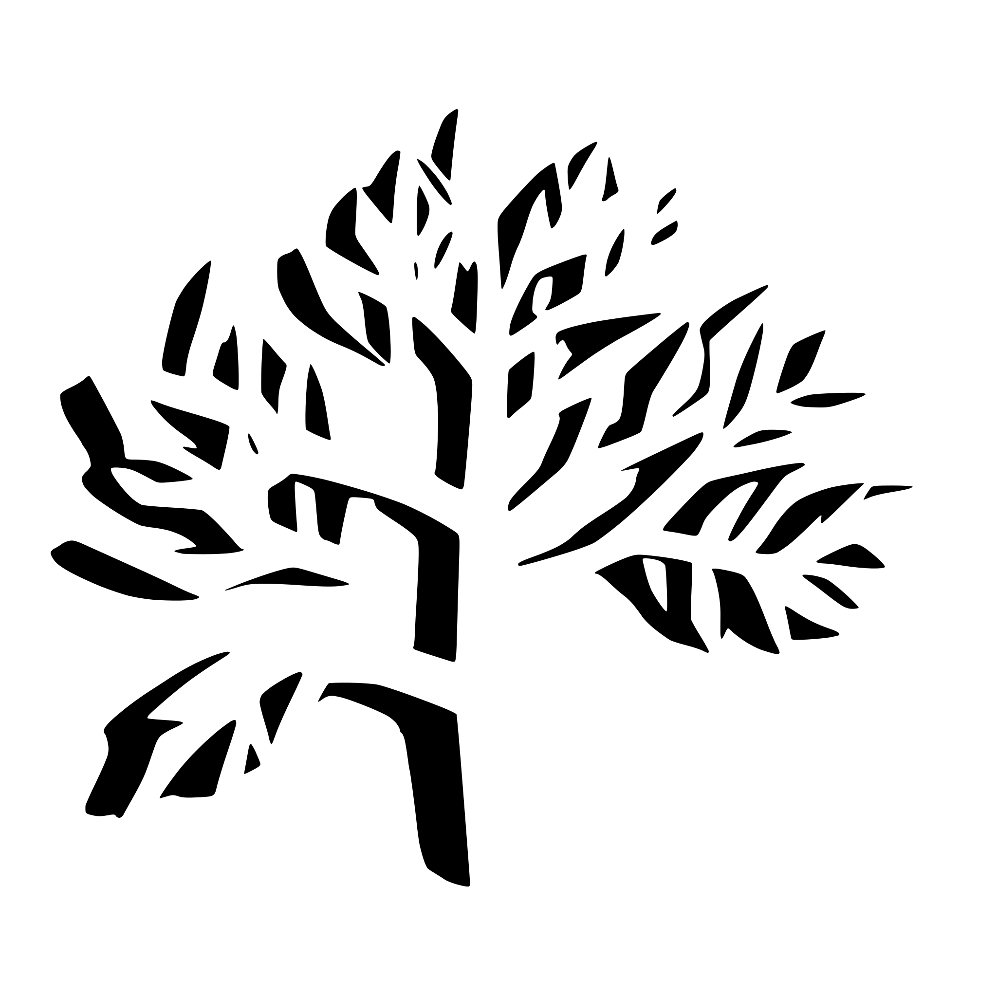 AI-generated SVG of a leafy tree