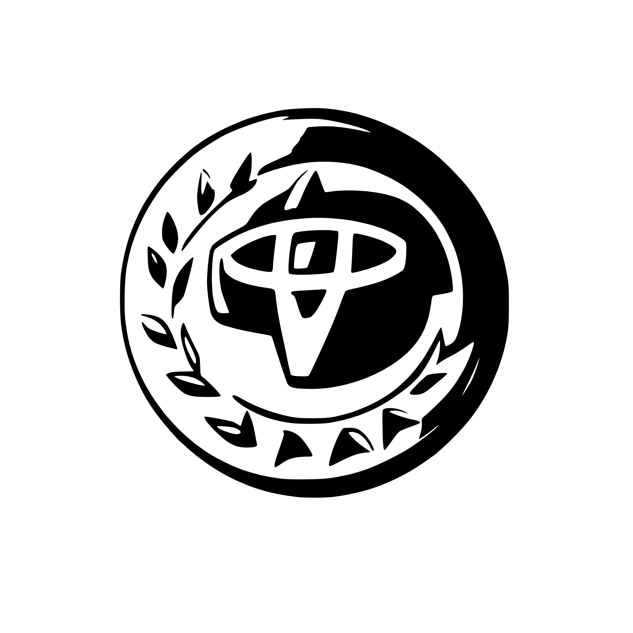 AI-generated SVG of a Toyota logo with the text garage fab