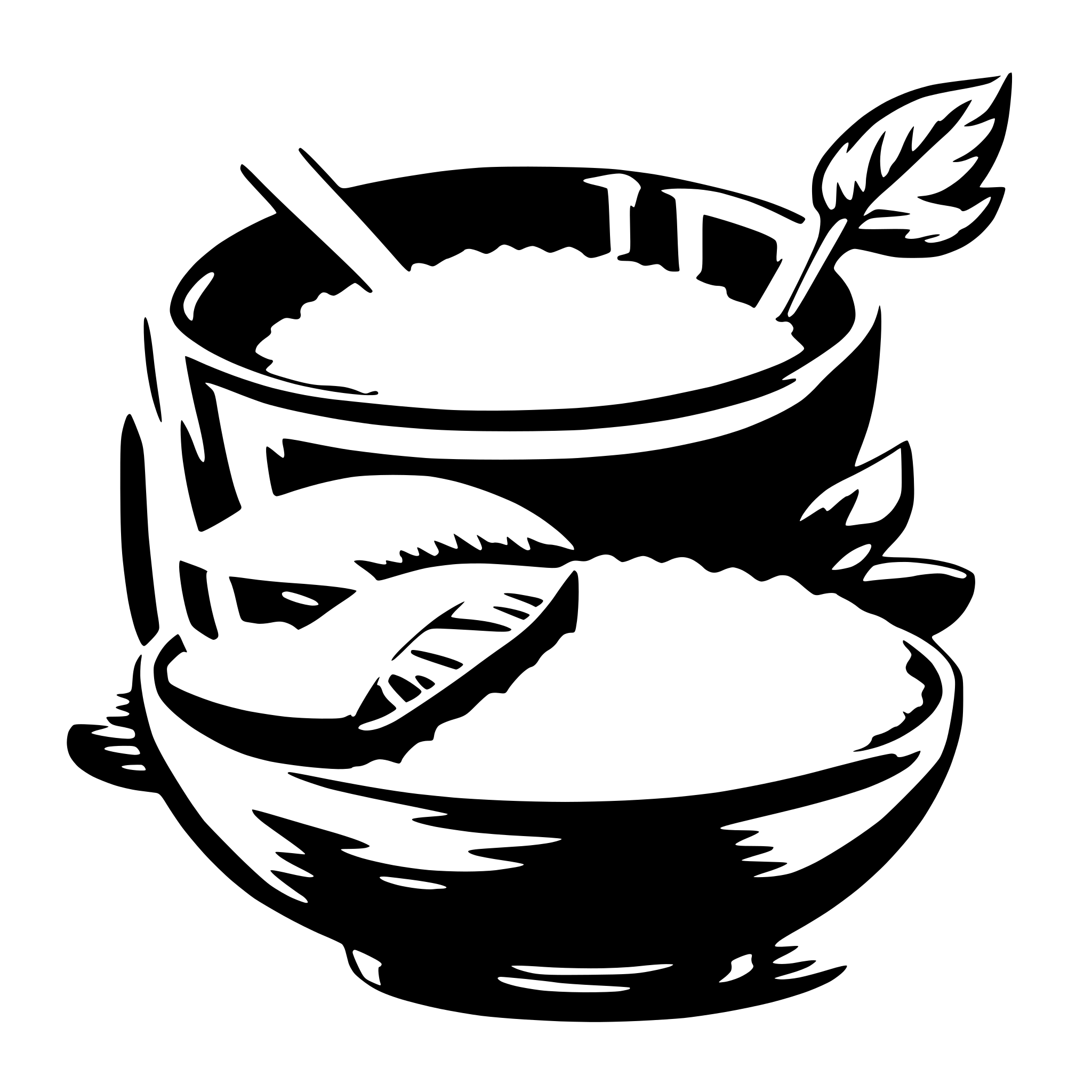AI-generated SVG of 'Don't eat rice'