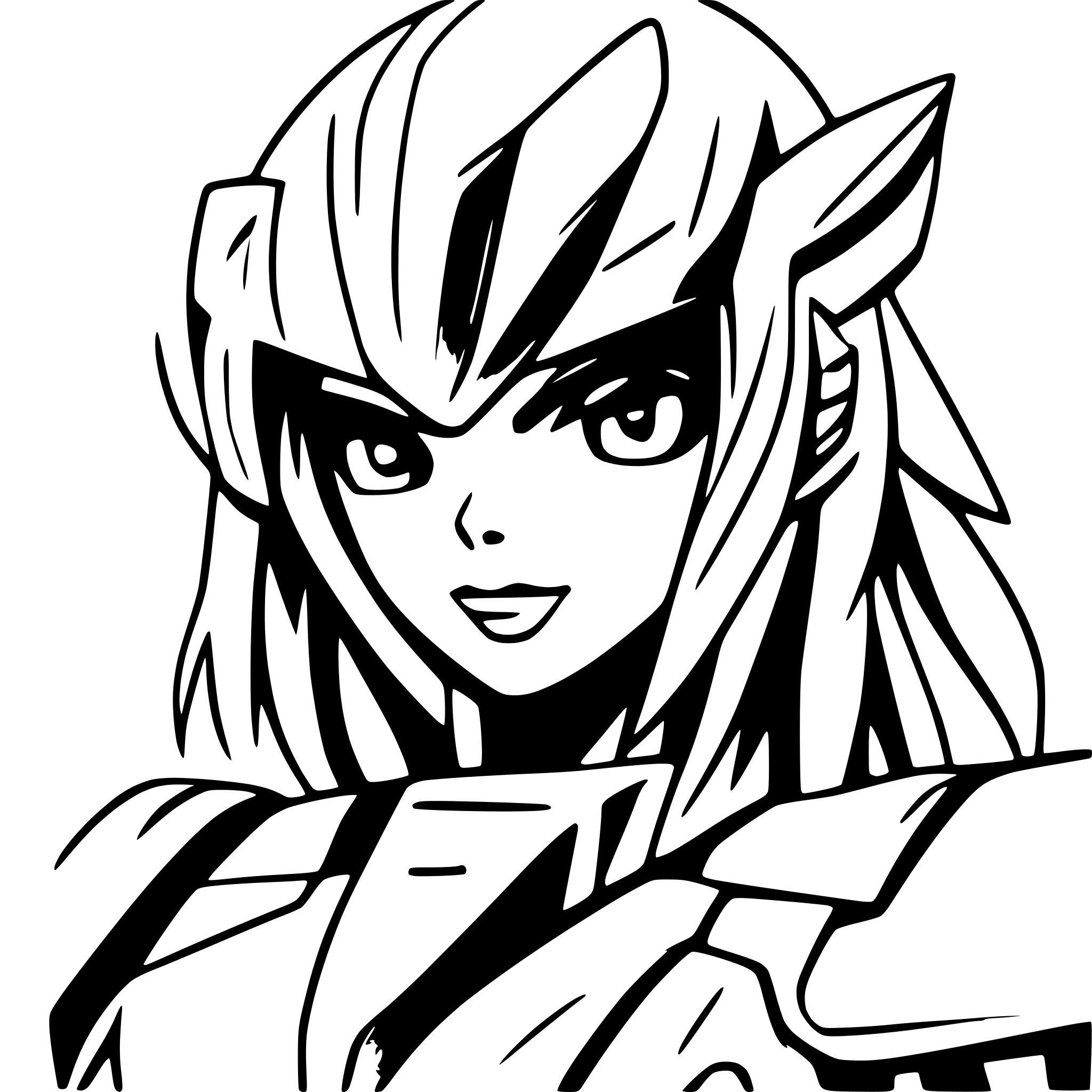 AI-generated SVG of a gundam seed