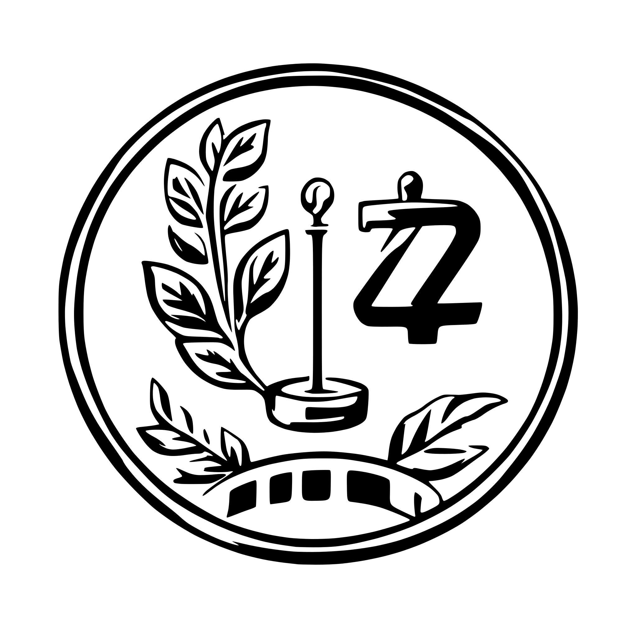 AI-generated SVG of a Logo for Zaus distillery