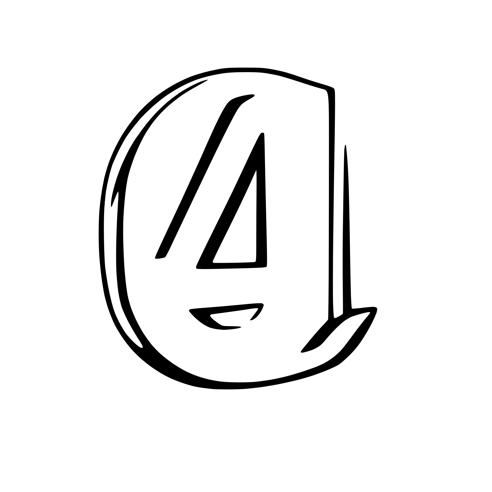 AI-generated SVG of a Letter A