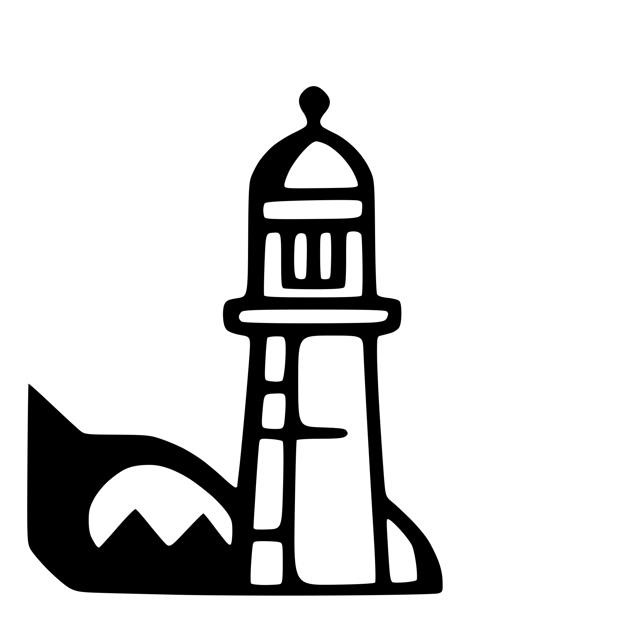 AI-generated SVG of a lighthouse