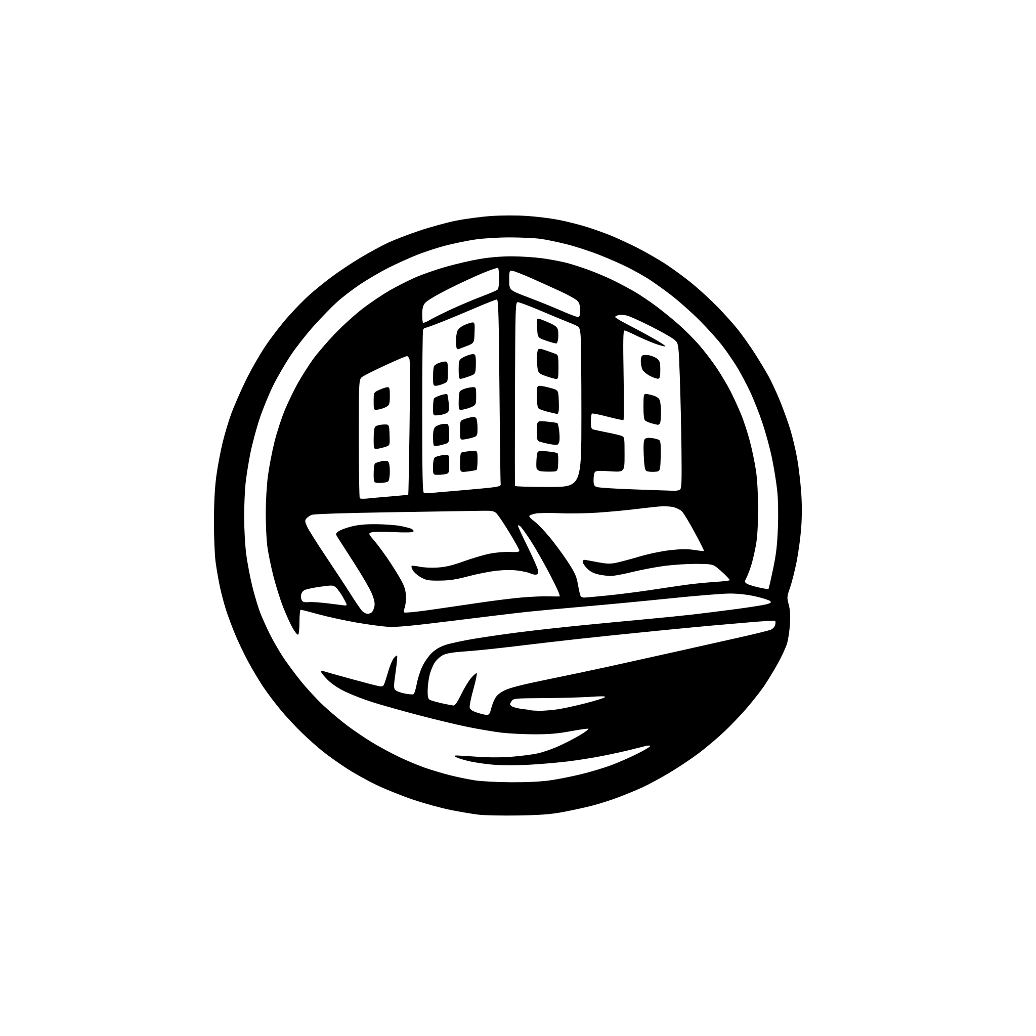 AI-generated SVG of a generate the logo for an app for booking hotels called "nighly"