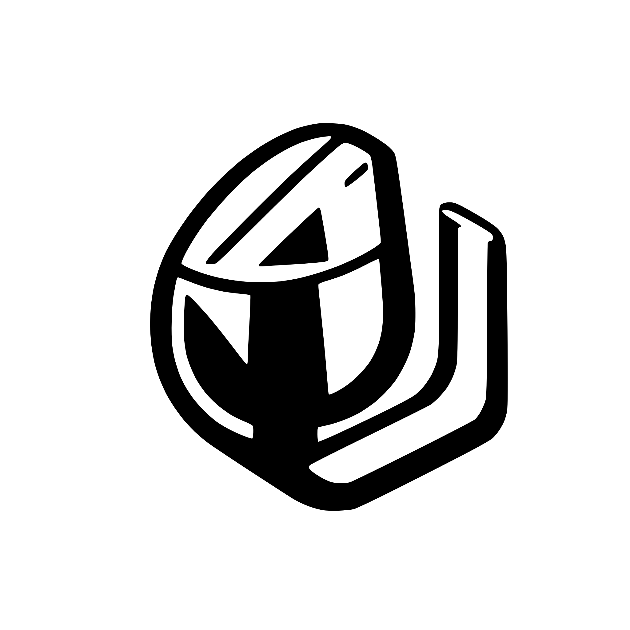 AI-generated SVG of a a logo for project named Daemon that uses AI to detect cheaters