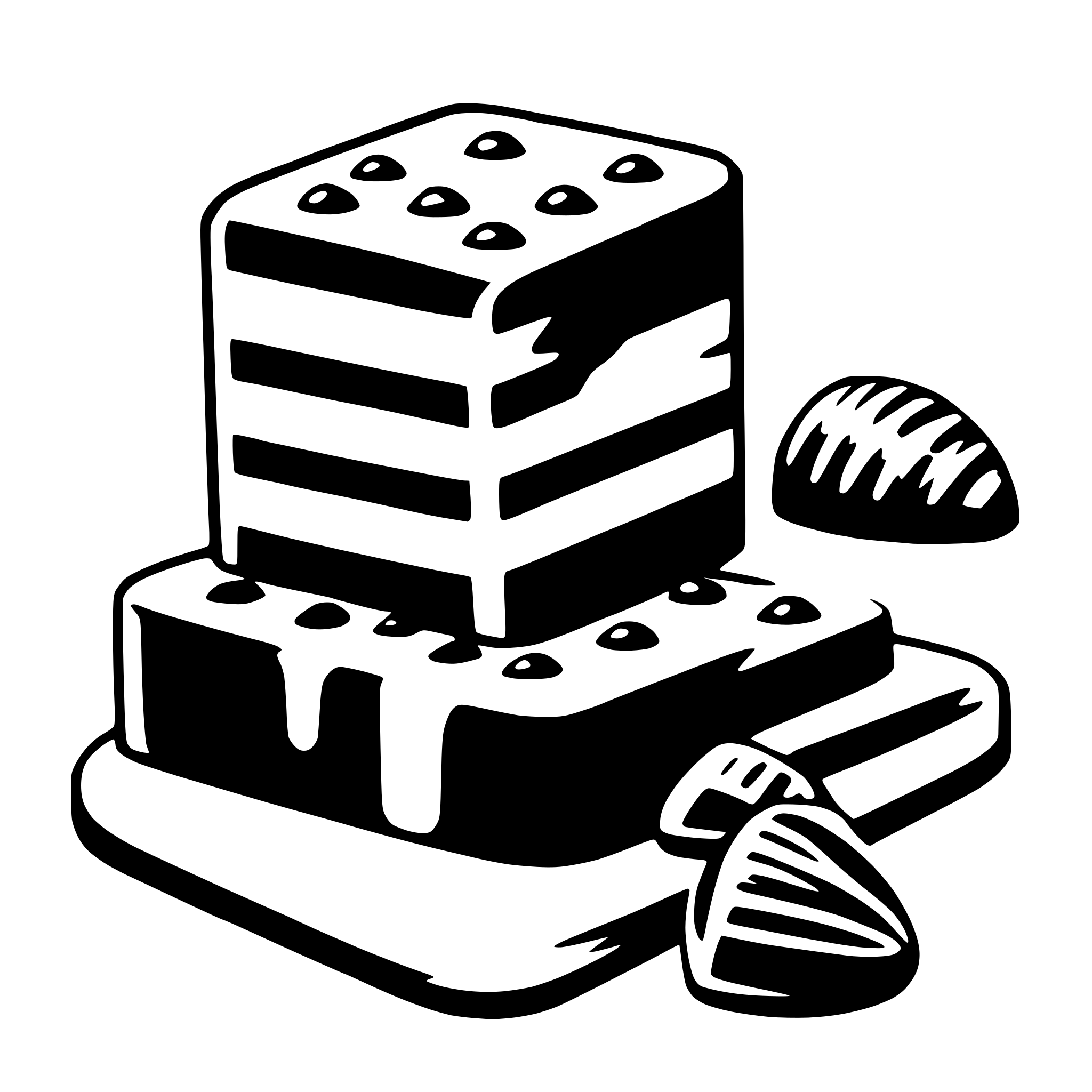 AI-generated SVG of a chocolate