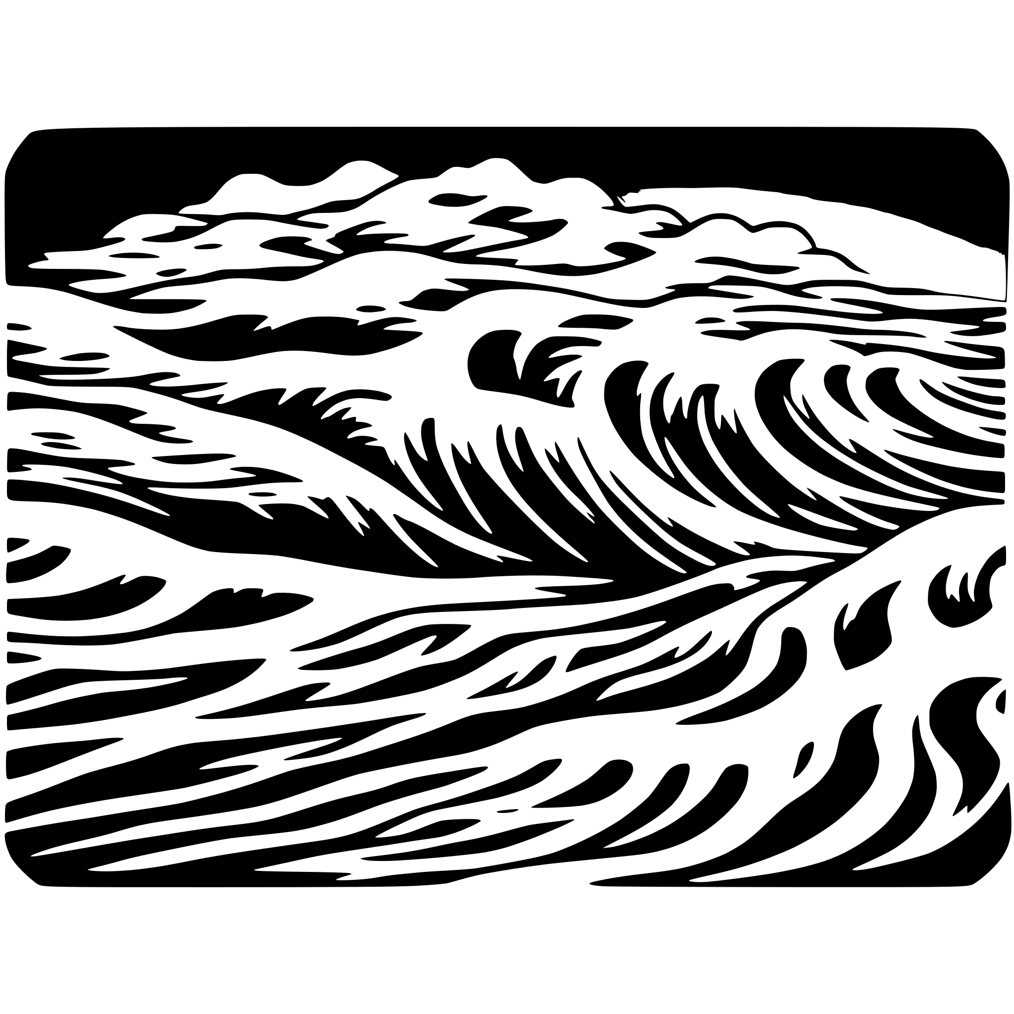 AI-generated SVG of a colorful waves