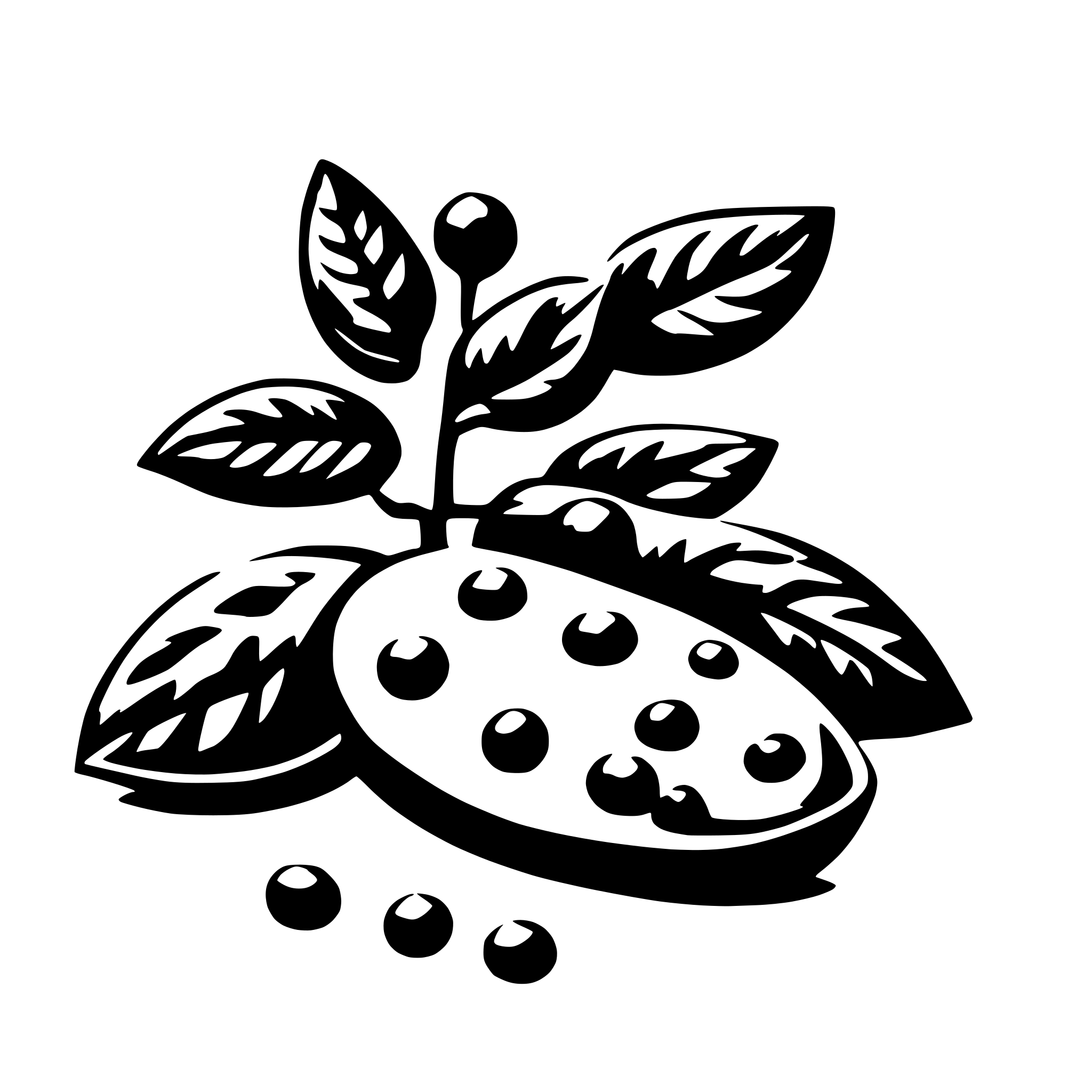 AI-generated SVG of a soy